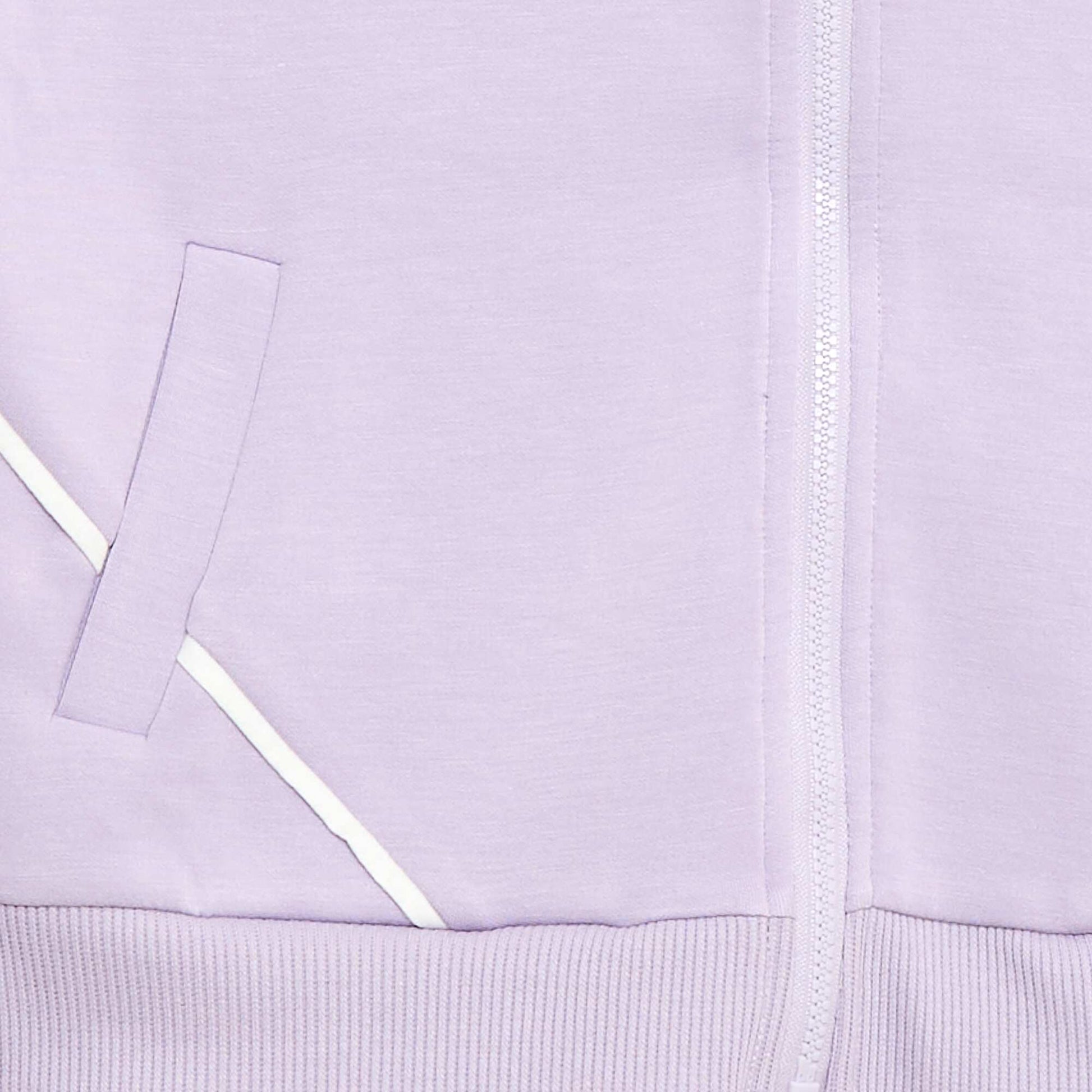 Sweat à capuche toucher doux VIOLET