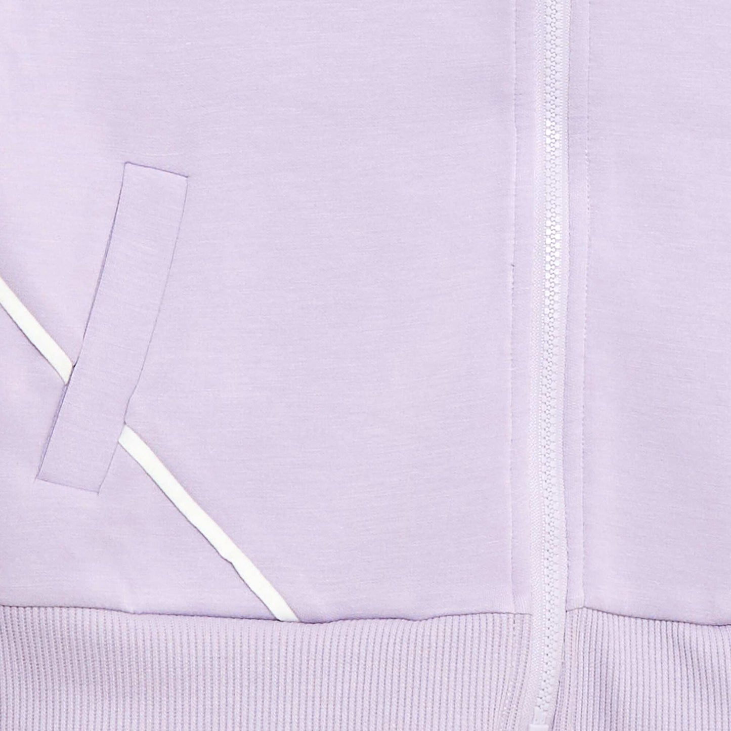 Sweat à capuche toucher doux VIOLET