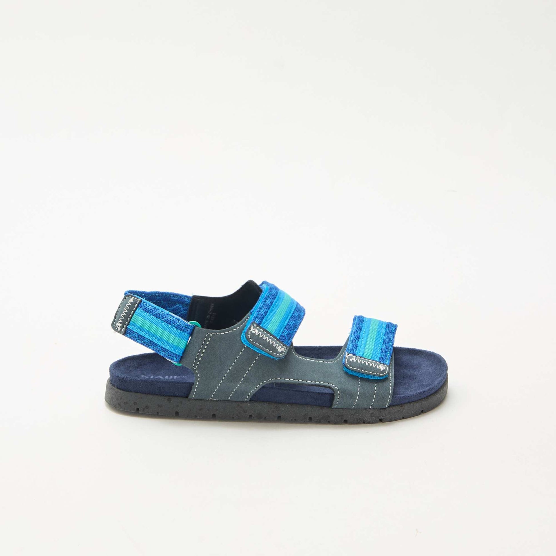 Sandales à scratch BLEU