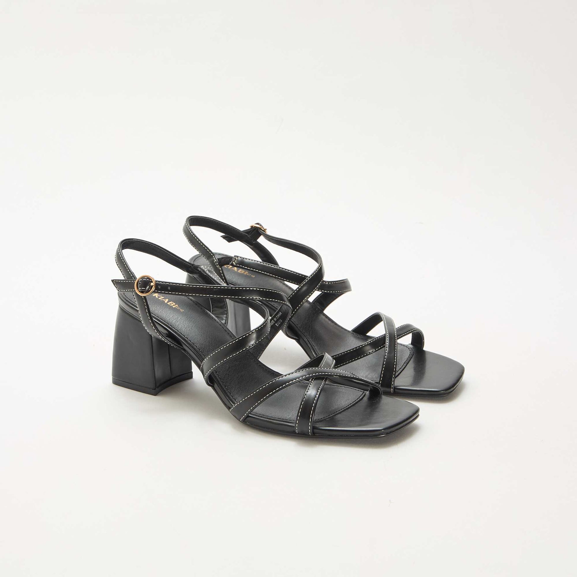 Sandales de cérémonie à talons NOIR