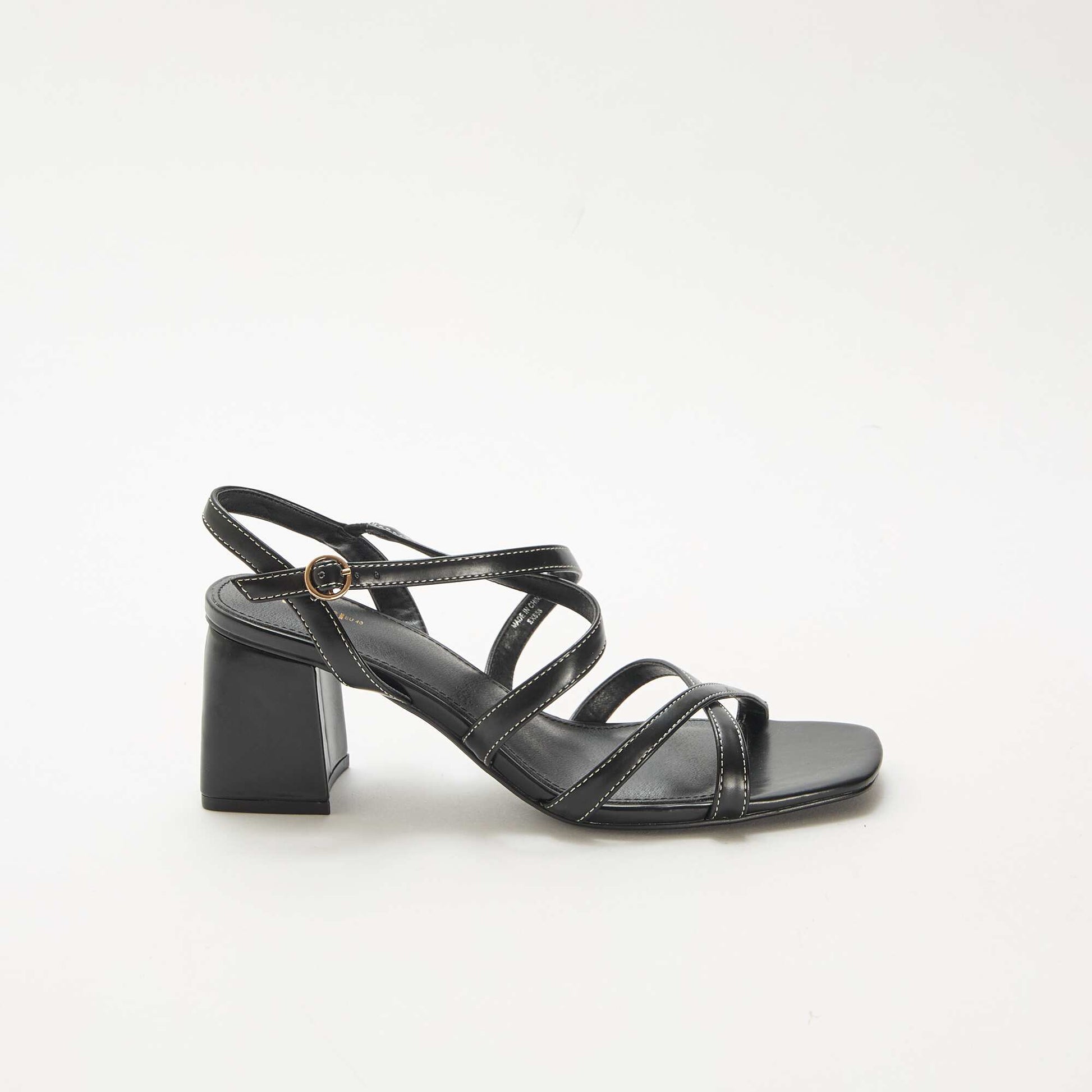 Sandales de cérémonie à talons NOIR