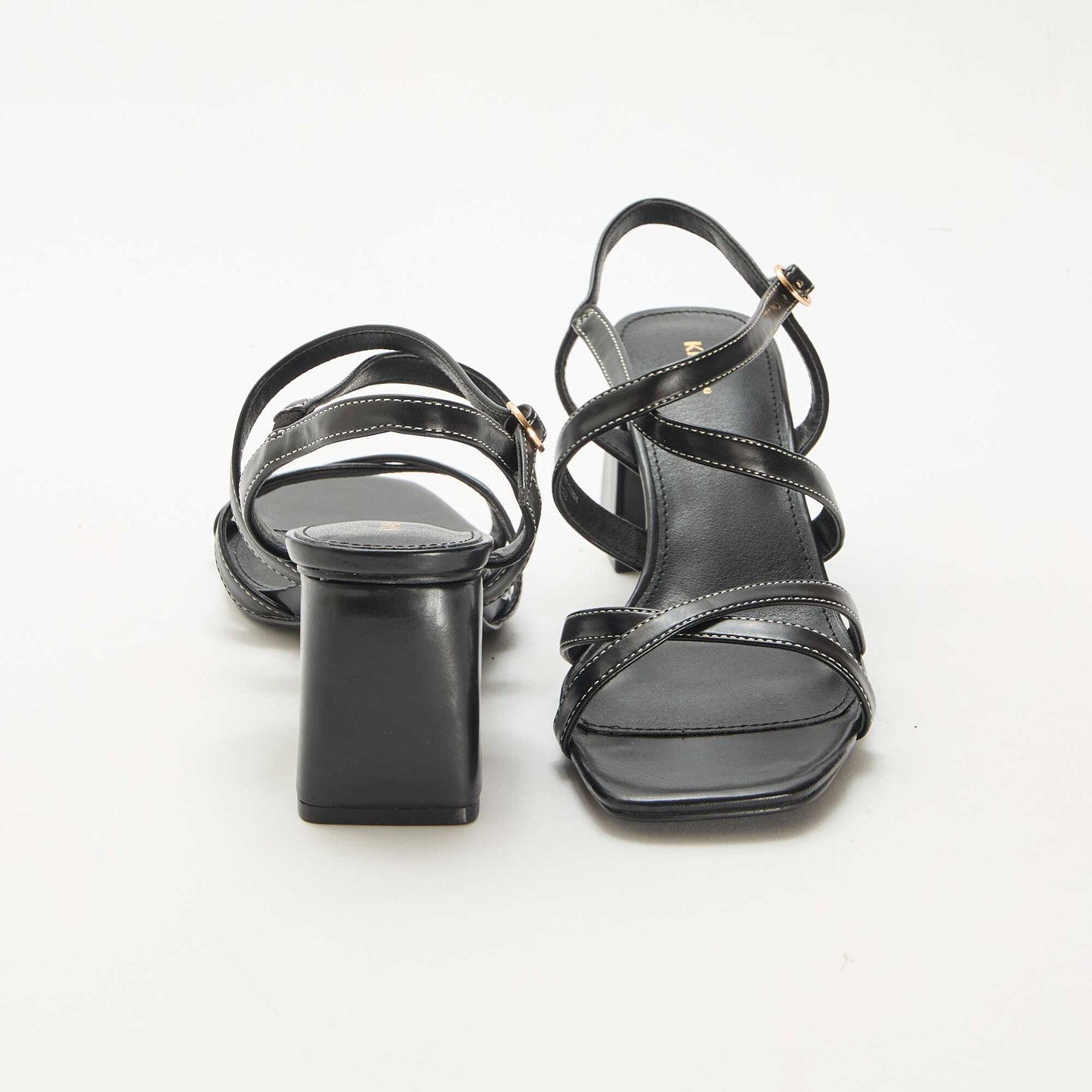Sandales de cérémonie à talons NOIR