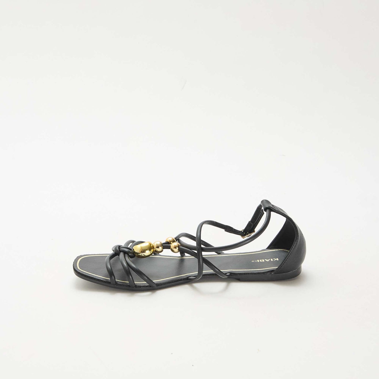 Sandales avec bijoux NOIR