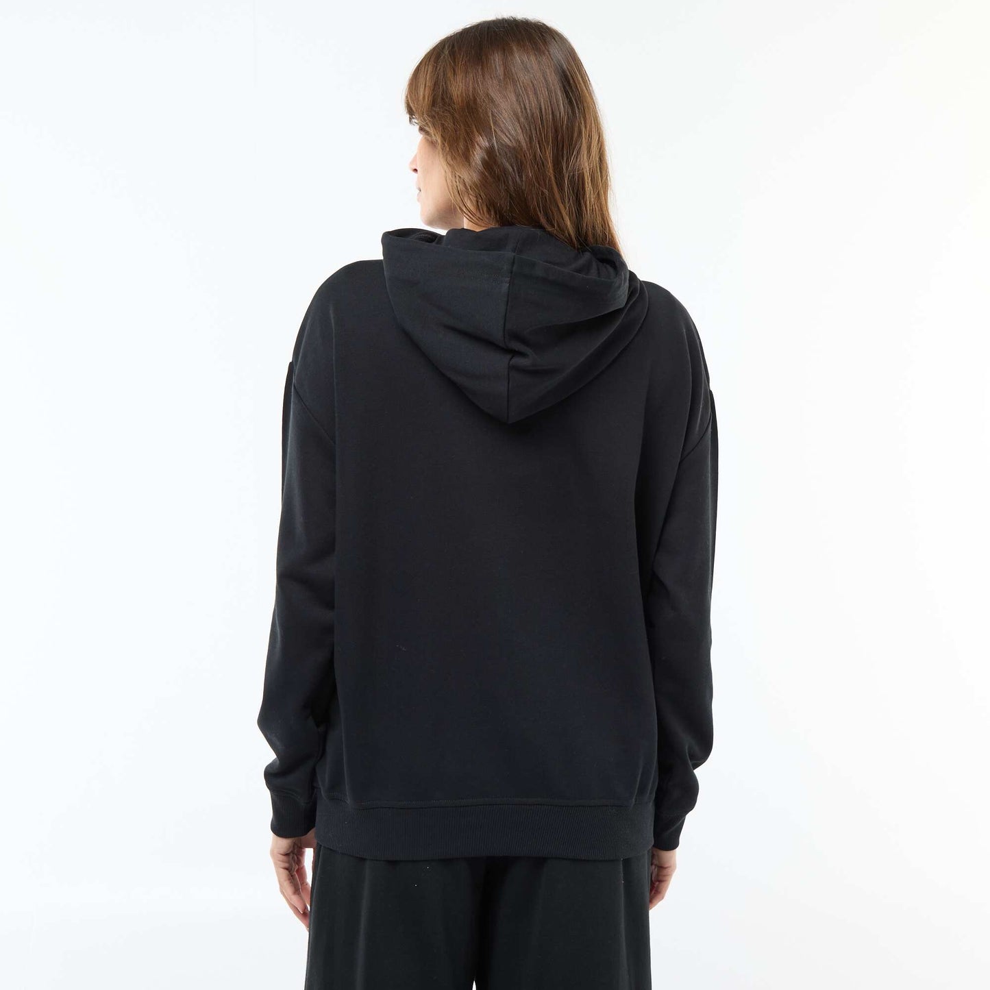 Sweat à capuche d'allaitement NOIR
