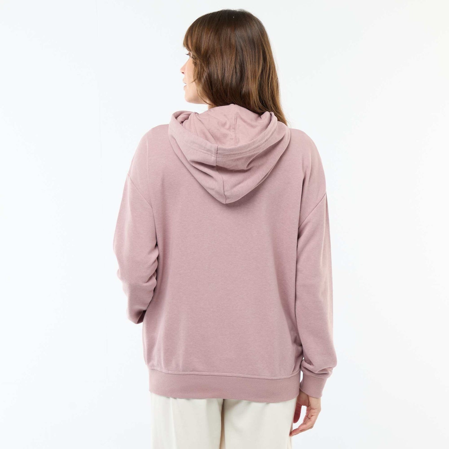 Sweat à capuche d'allaitement ROSE