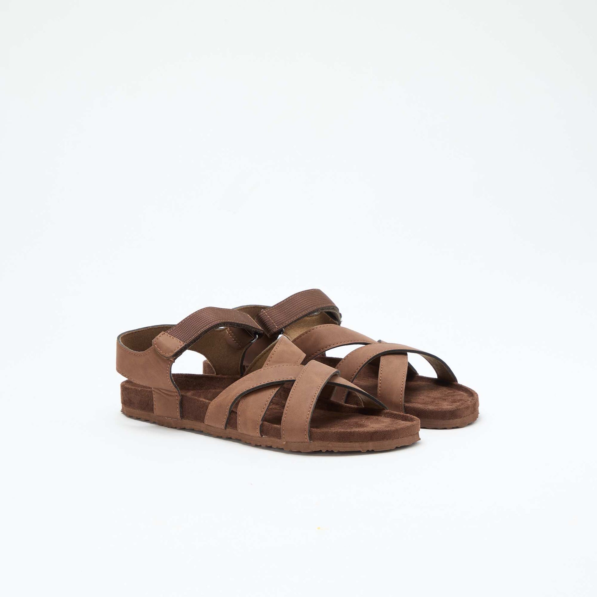Sandales style trekking MARRON
