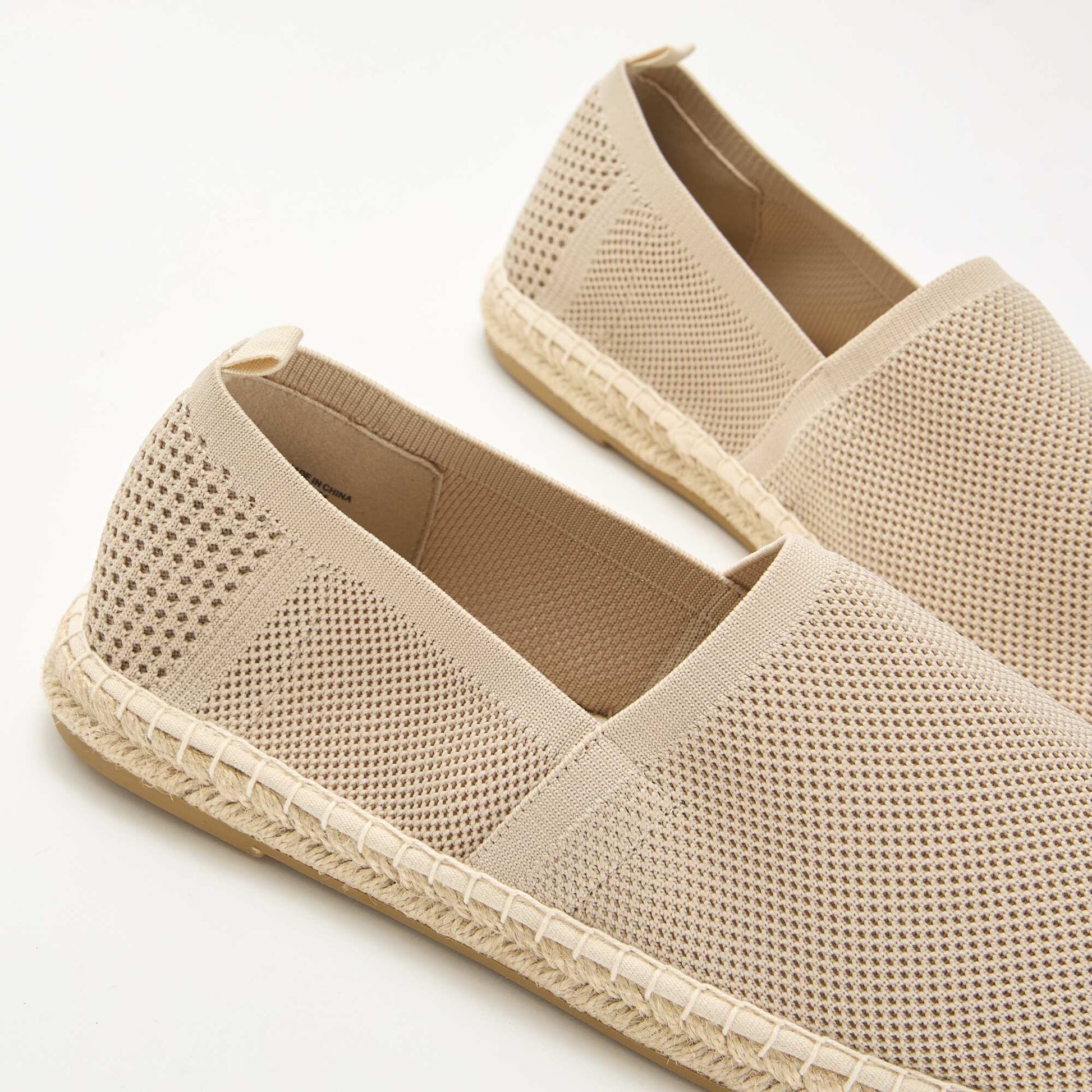 Espadrilles en mesh BEIGE