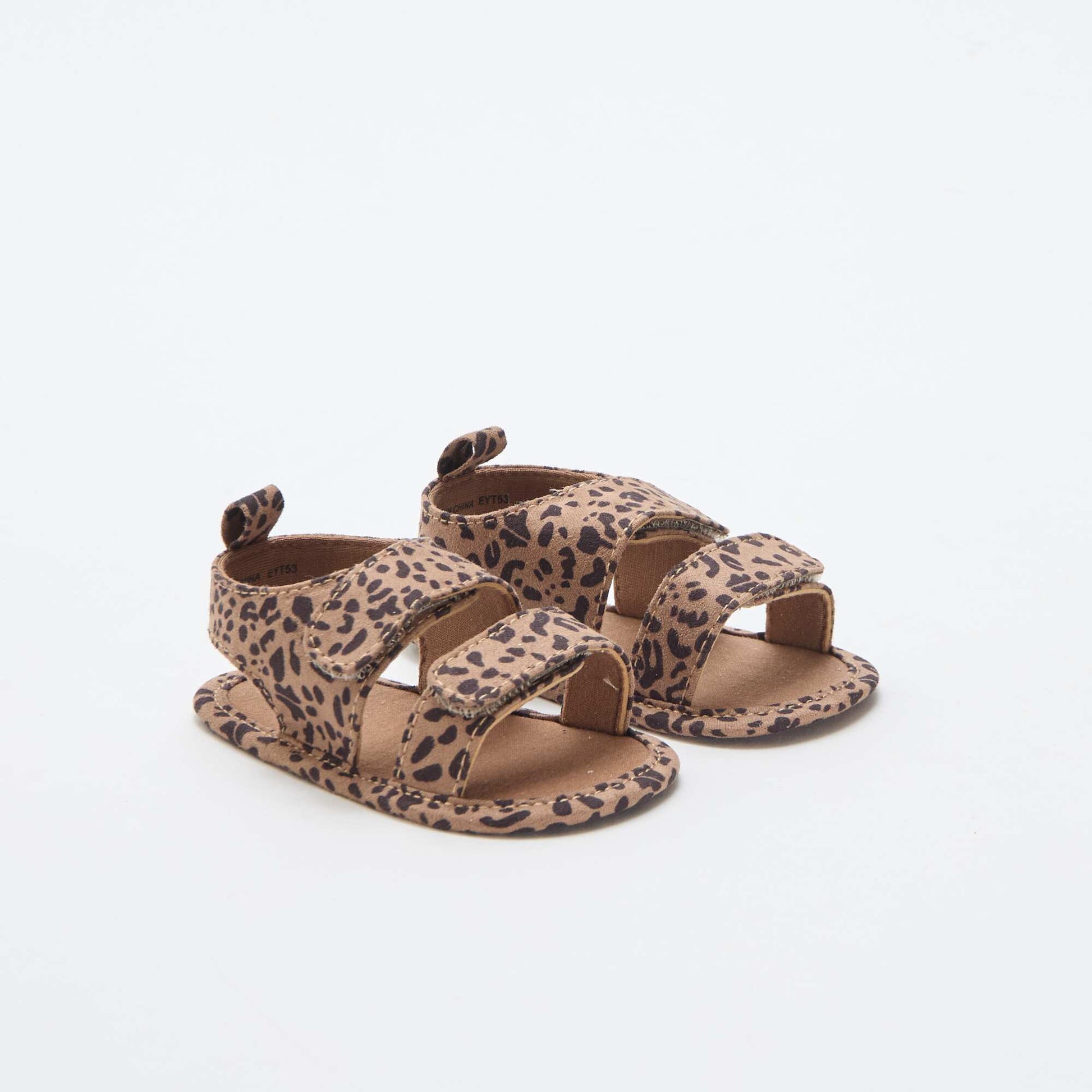 Sandales souples avec 2 brides MARRON