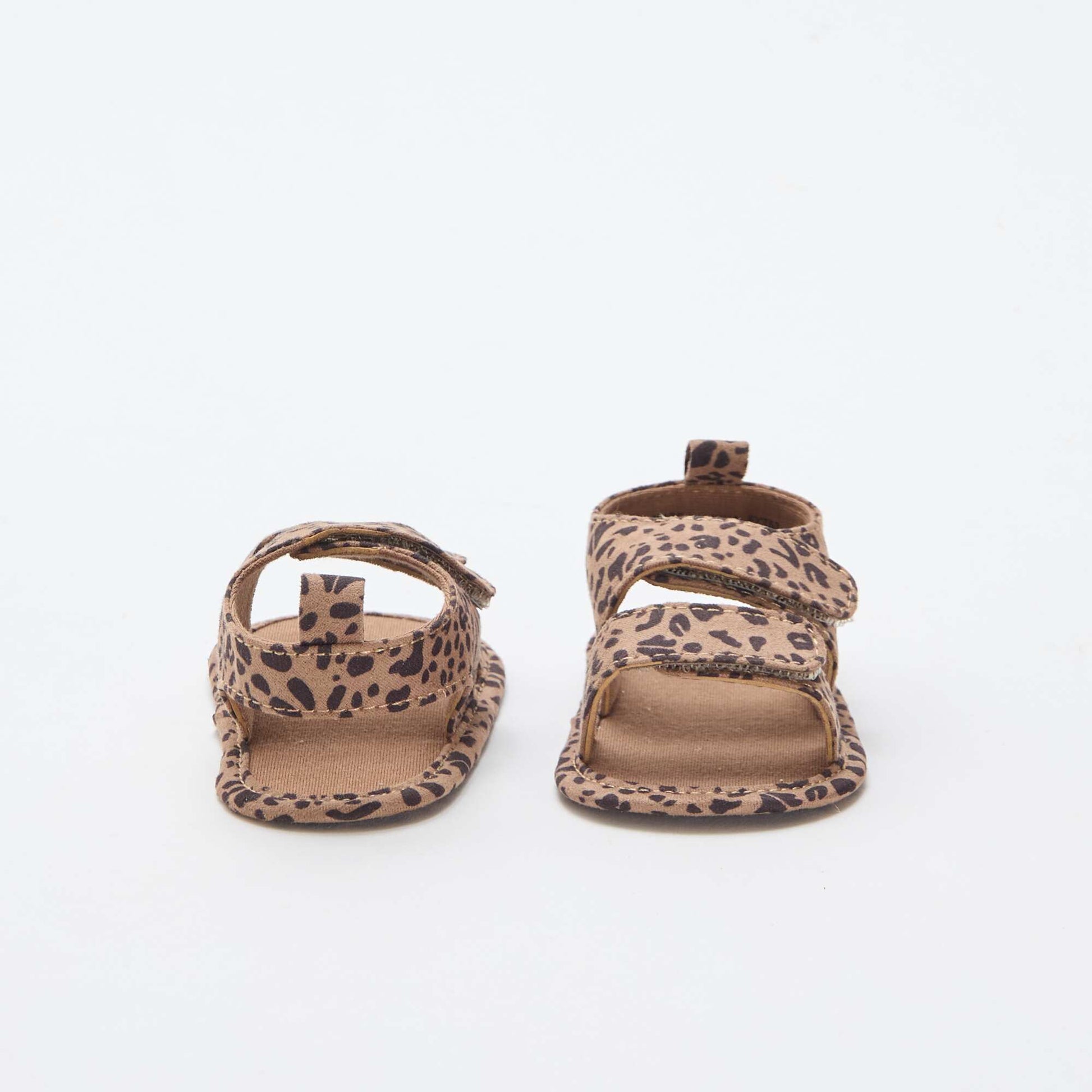 Sandales souples avec 2 brides MARRON