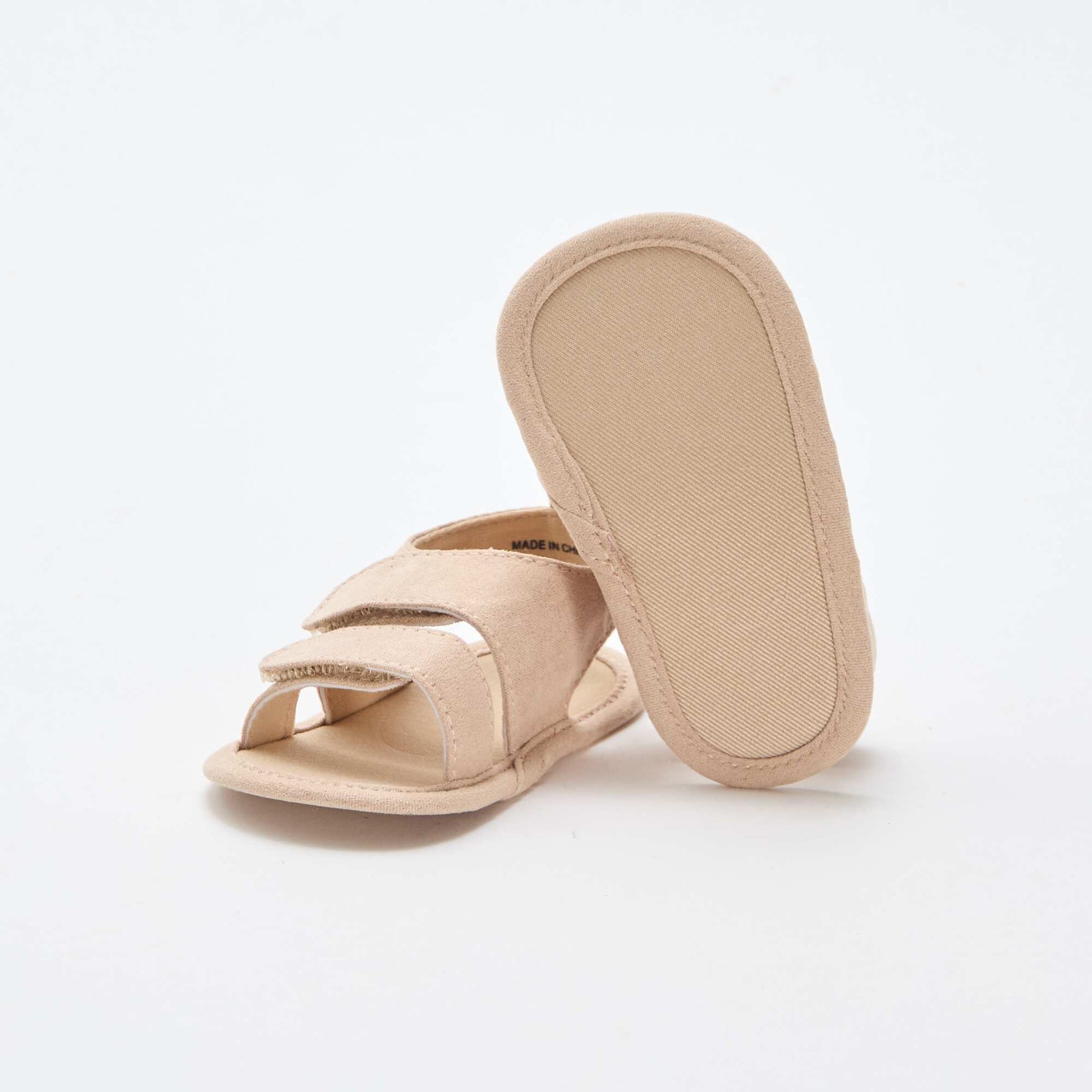 Sandales souples avec 2 brides BEIGE