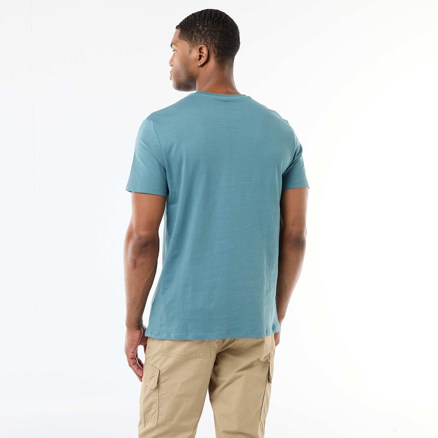 T-shirt imprimé fantaisie BLEU