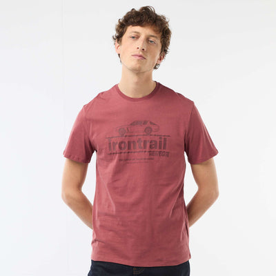 T-shirt imprimé fantaisie ROUGE