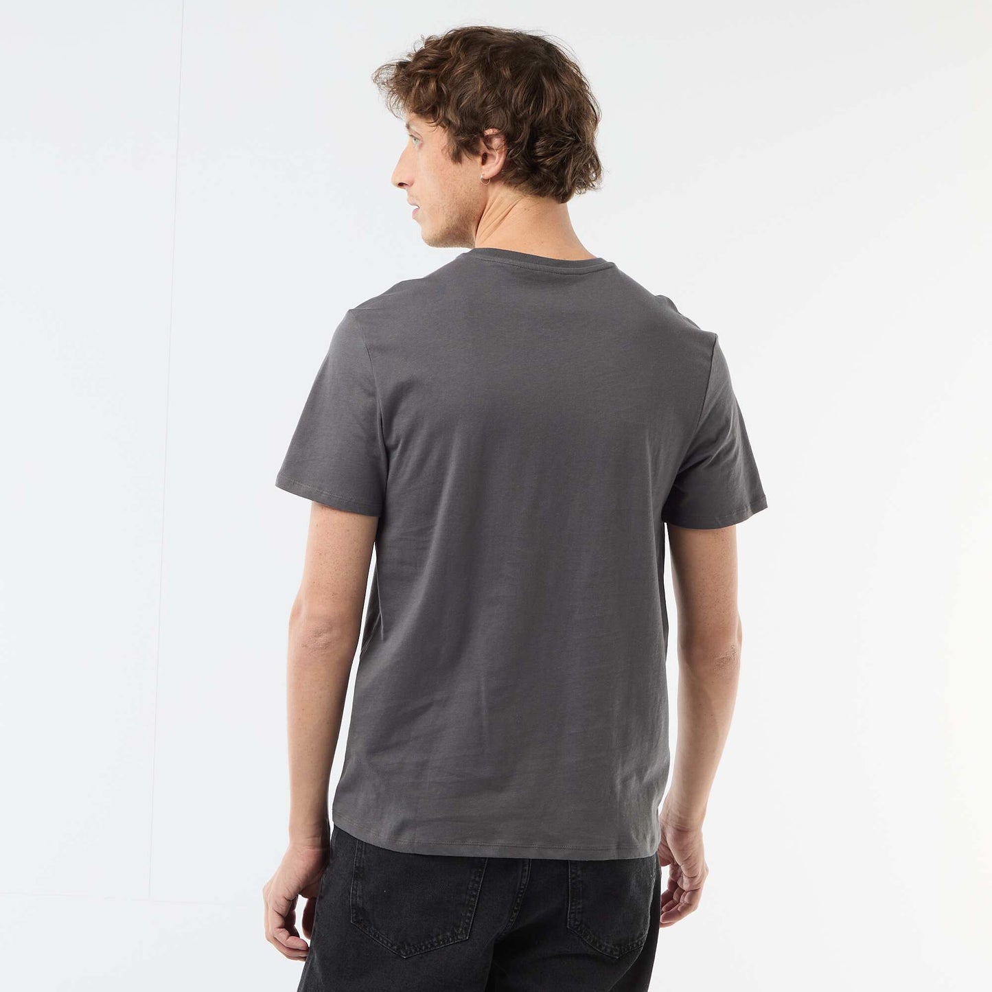 T-shirt imprimé fantaisie GRIS