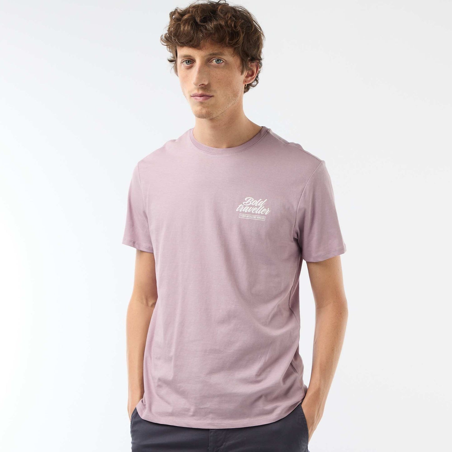 T-shirt imprimé fantaisie VIOLET