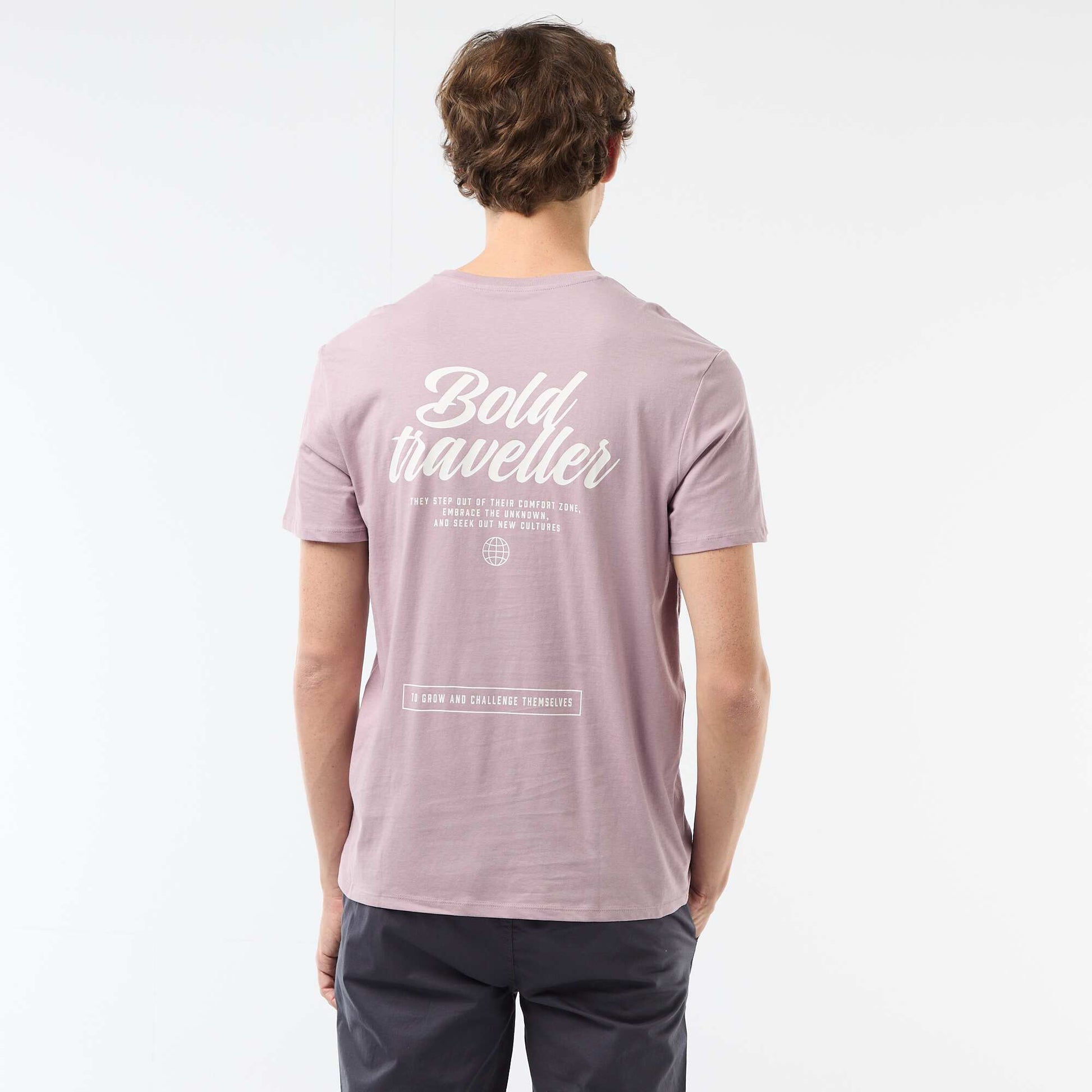 T-shirt imprimé fantaisie VIOLET