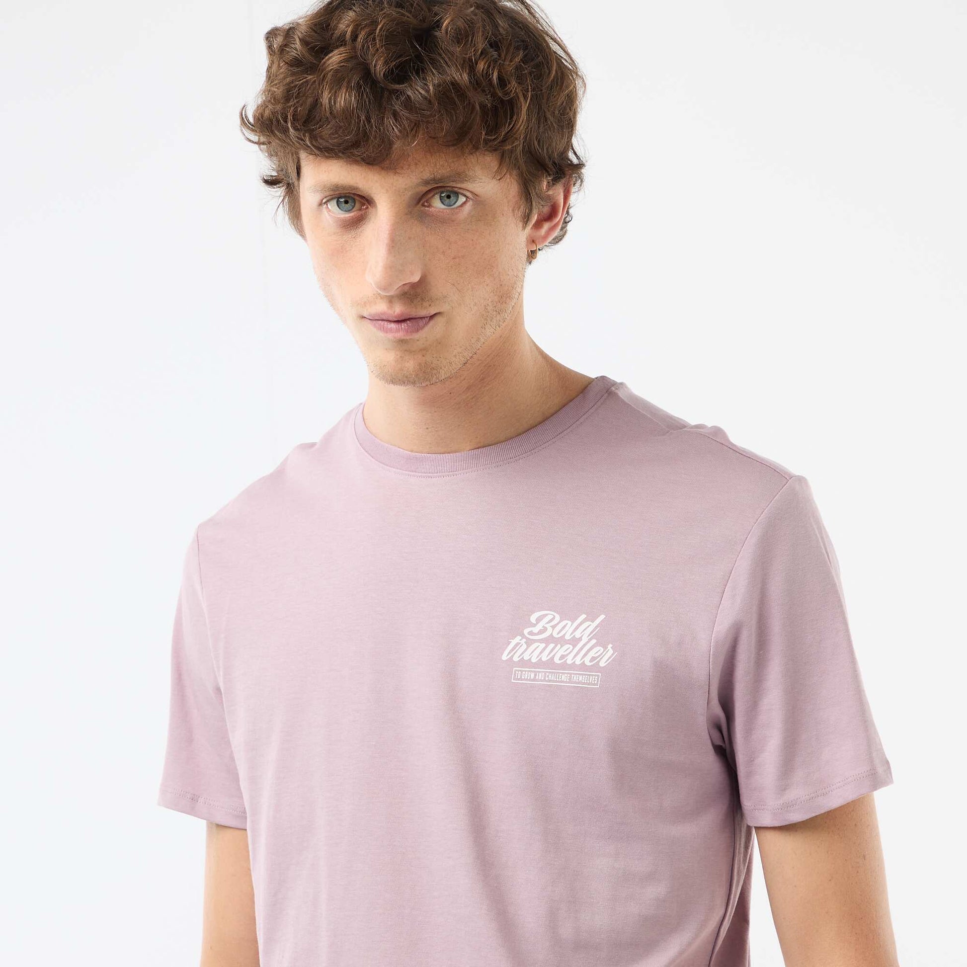 T-shirt imprimé fantaisie VIOLET