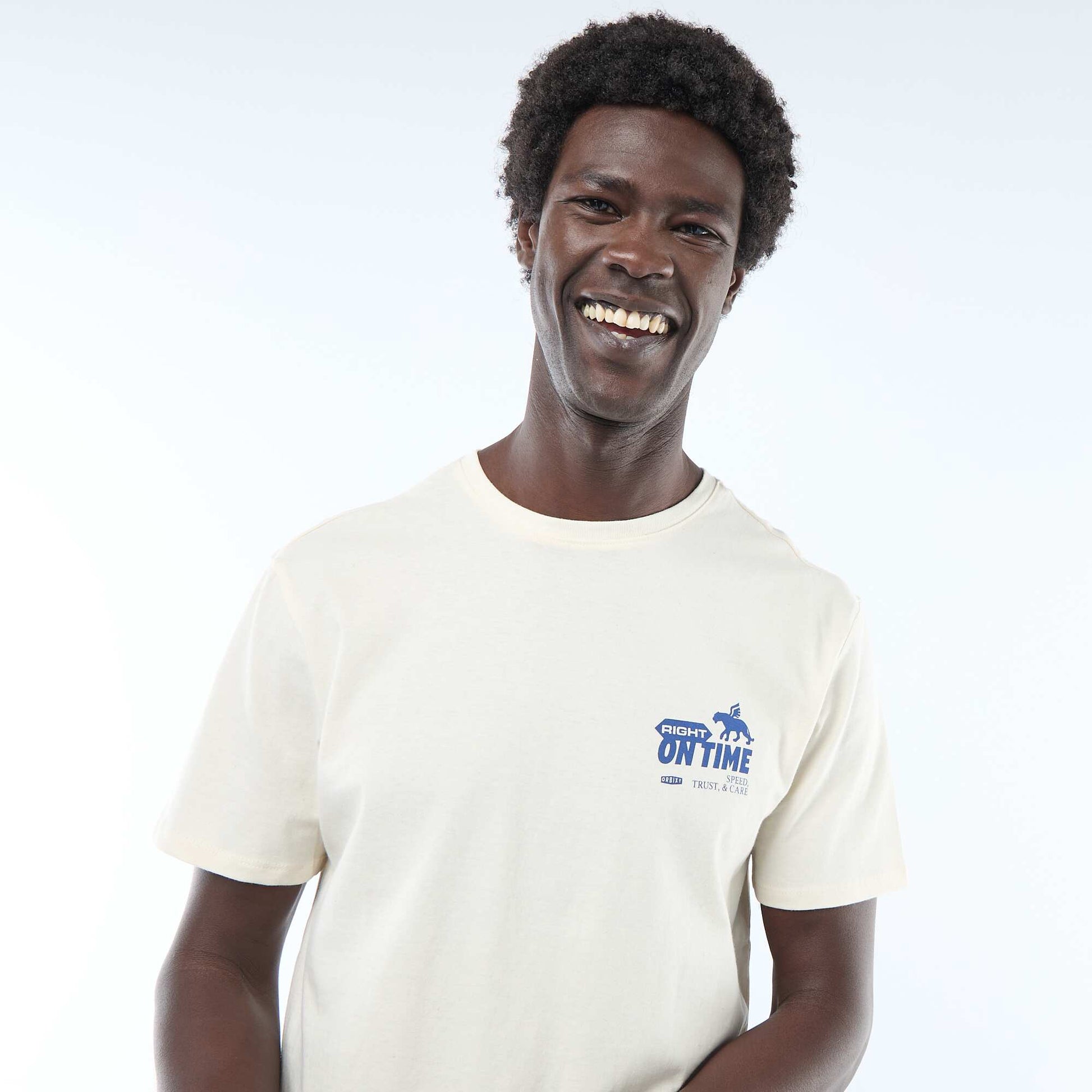 T-shirt imprimé fantaisie BLANC