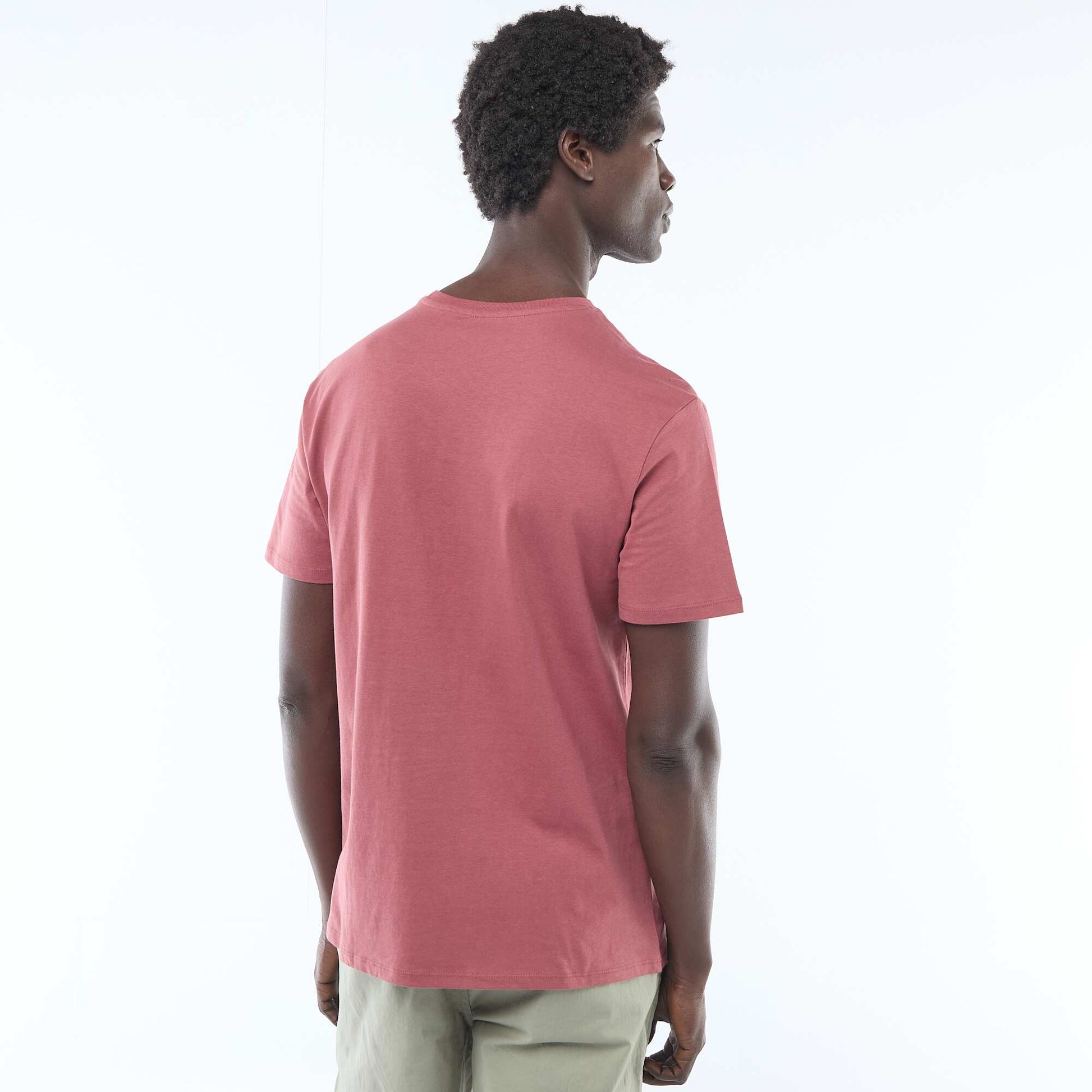 T-shirt imprimé fantaisie ROUGE