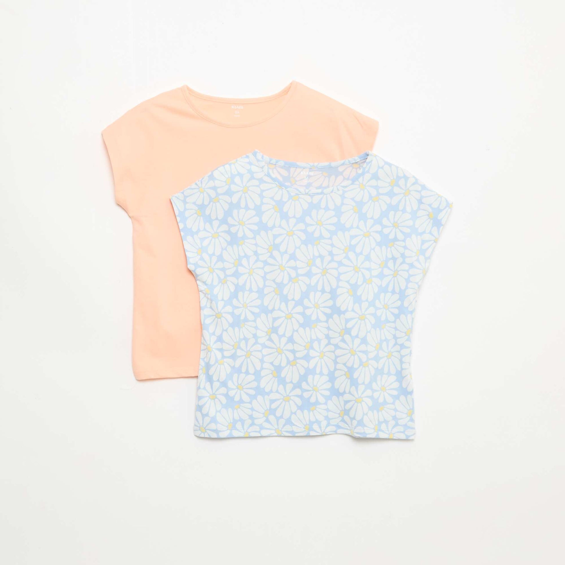 Lot de 2 t-shirts à manches courtes - 2 pièces BLEU
