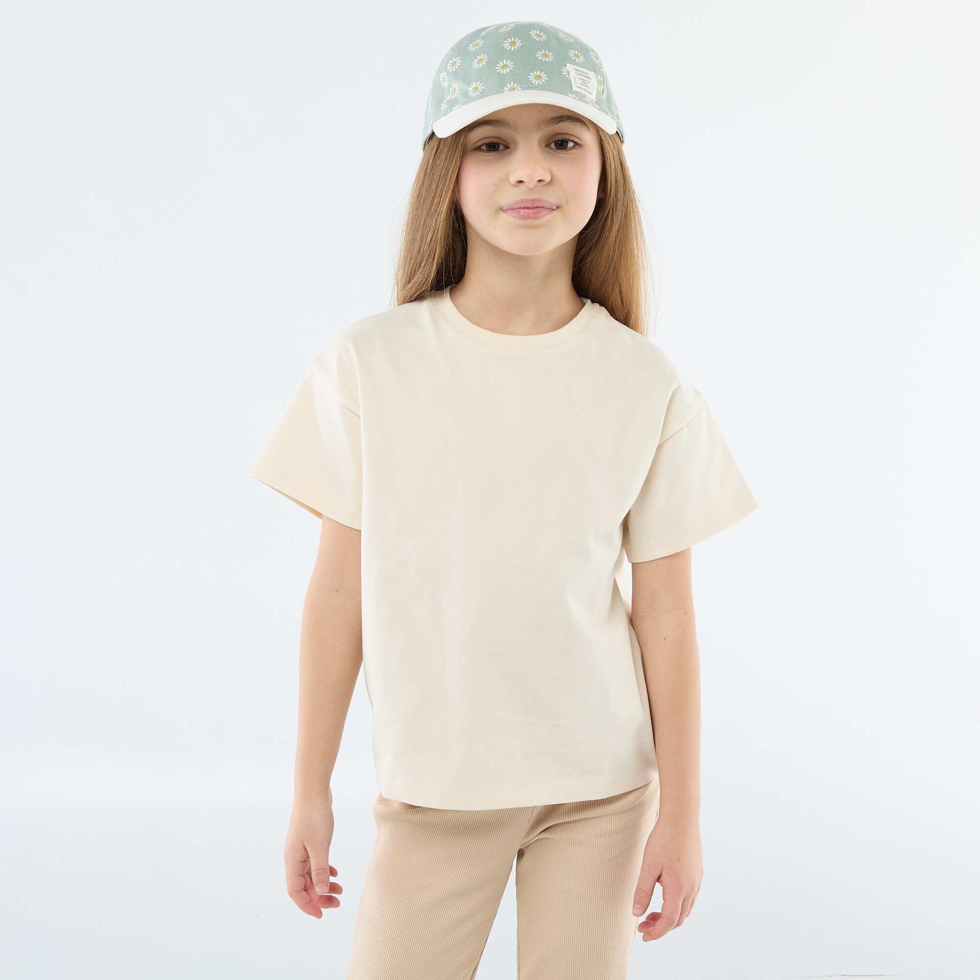 T-shirt en Tough Cotton manches courtes BEIGE
