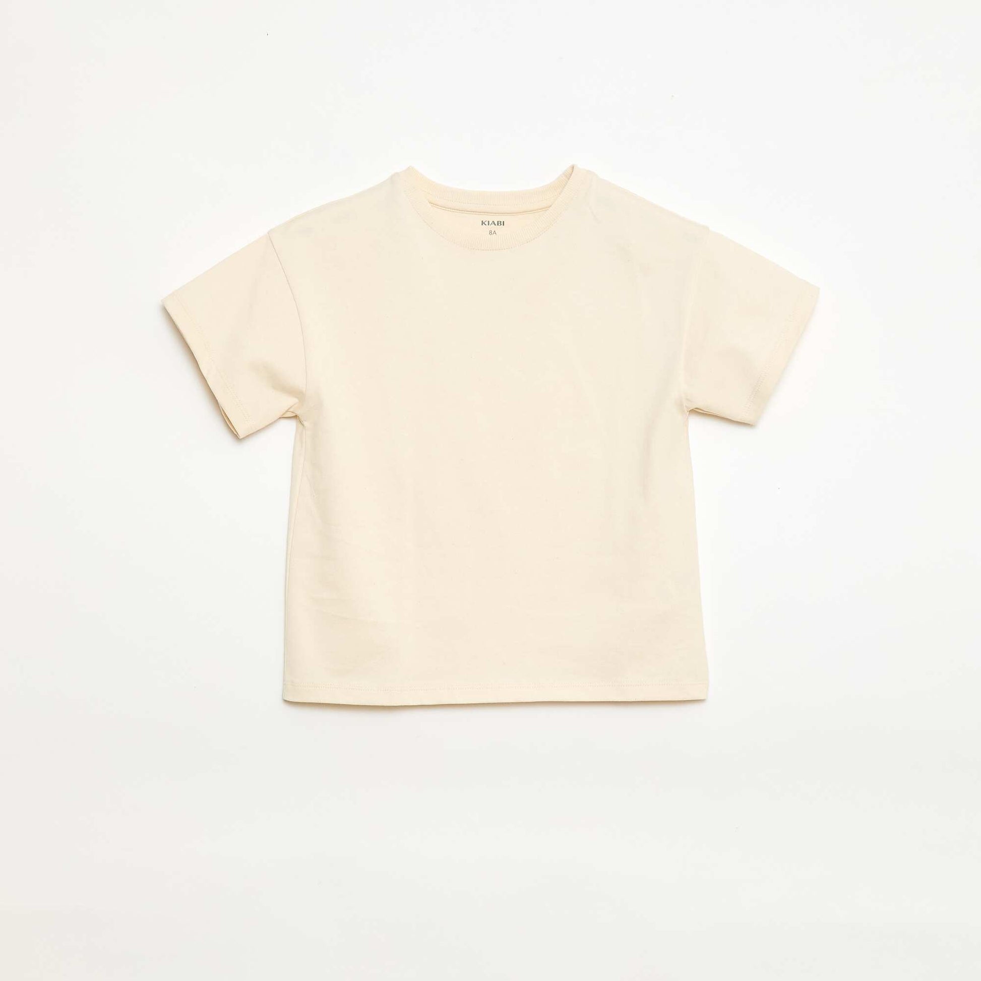 T-shirt en Tough Cotton manches courtes BEIGE