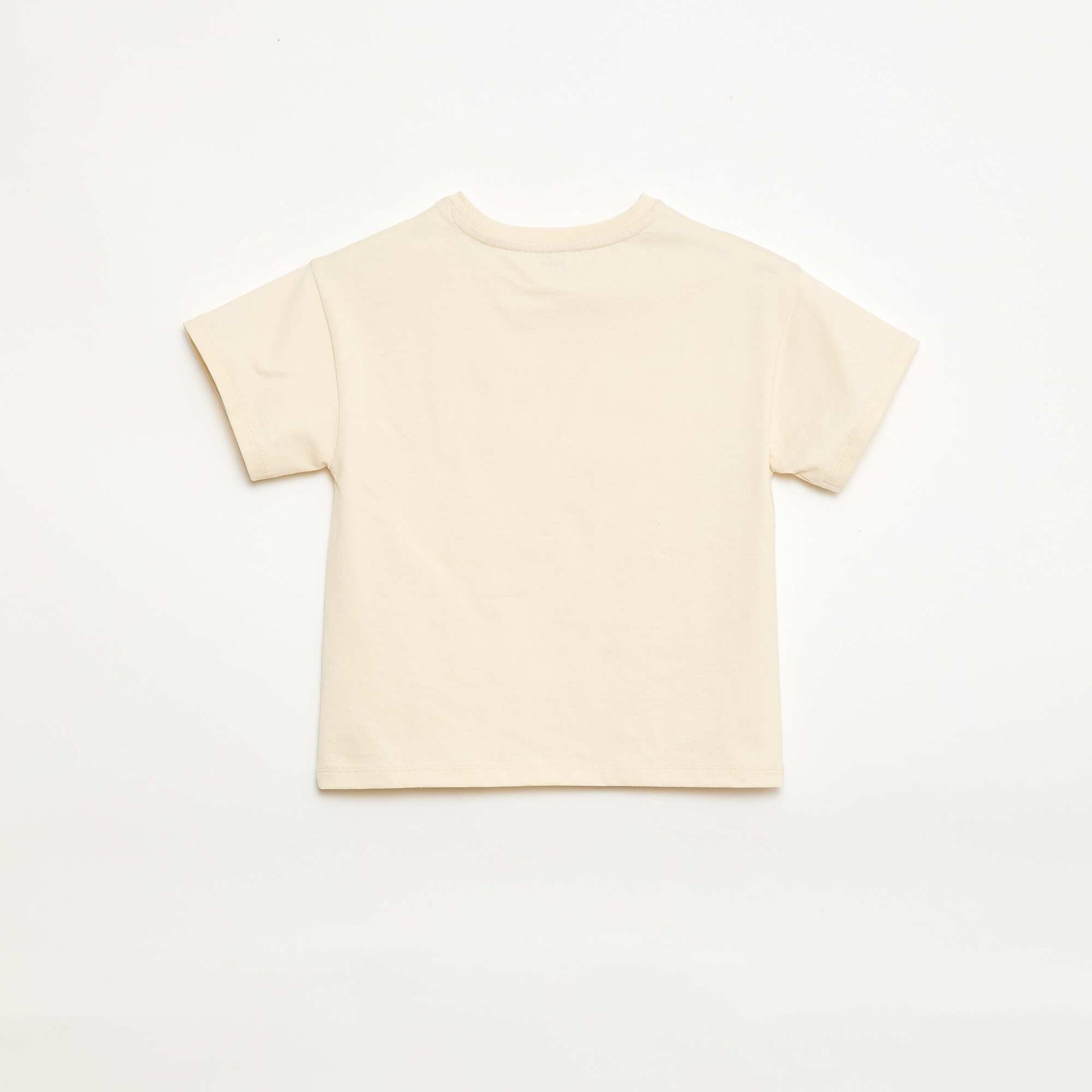 T-shirt en Tough Cotton manches courtes BEIGE