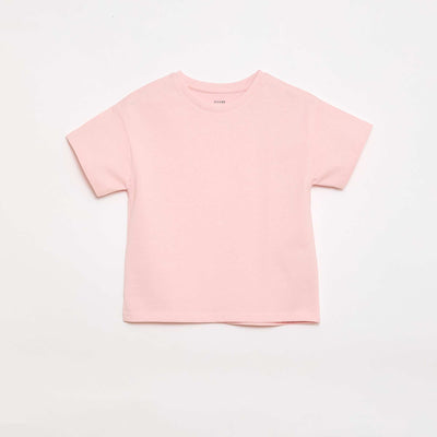 T-shirt en Tough Cotton manches courtes ROSE