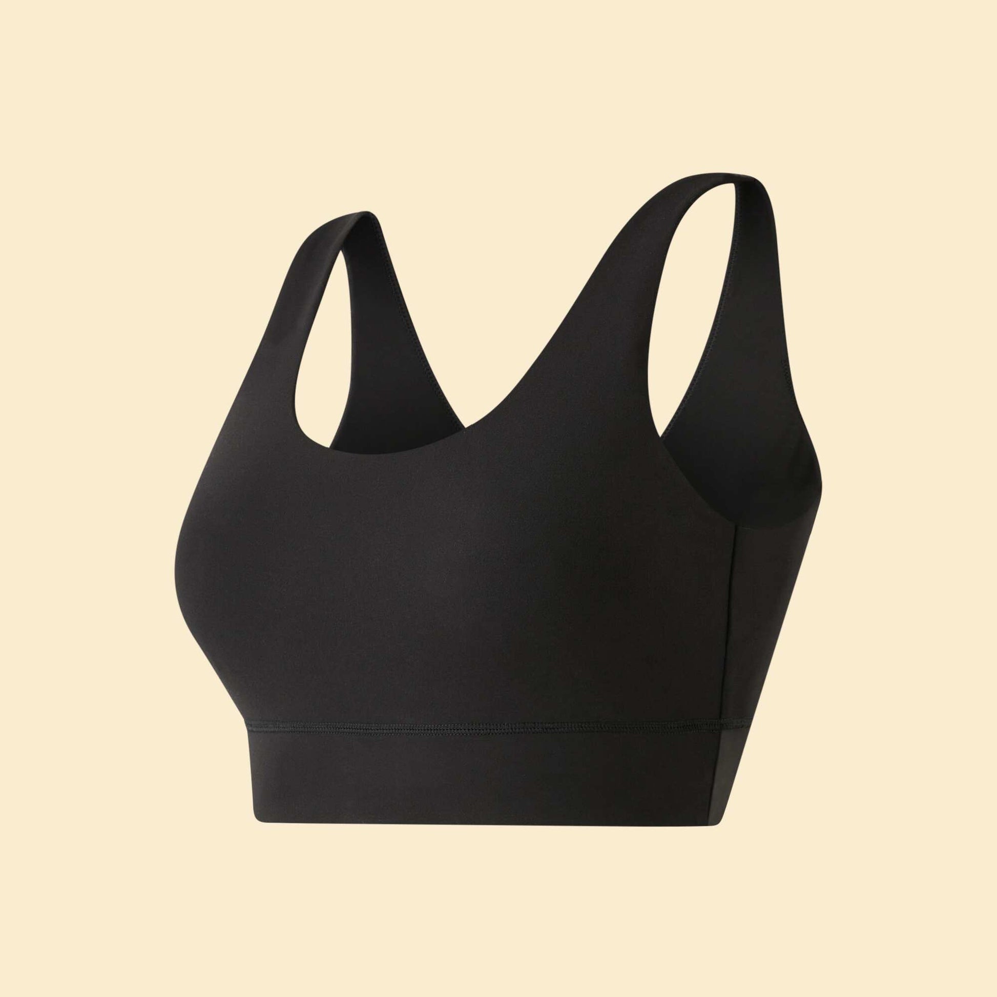 Brassière de sport maintien léger NOIR