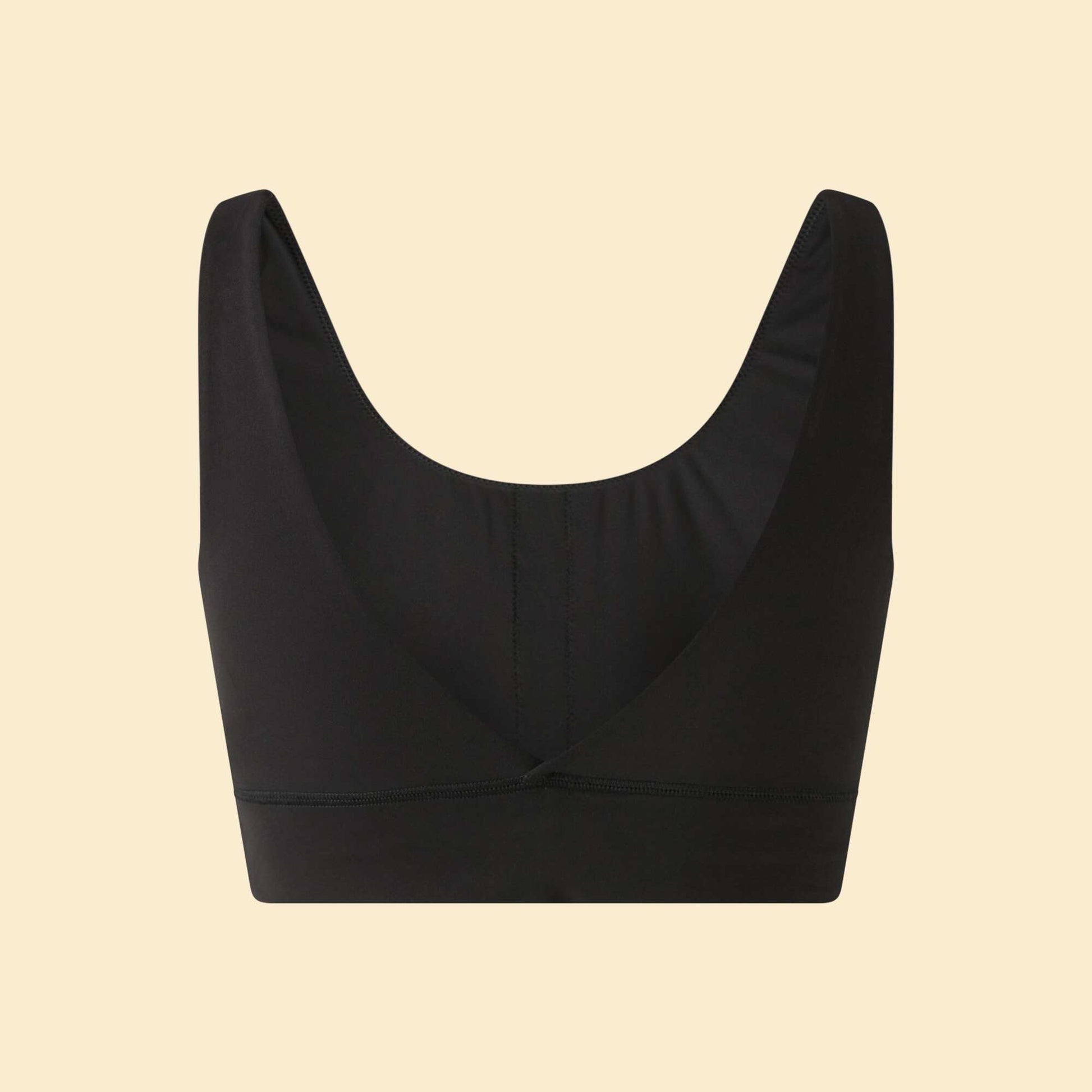 Brassière de sport maintien léger NOIR