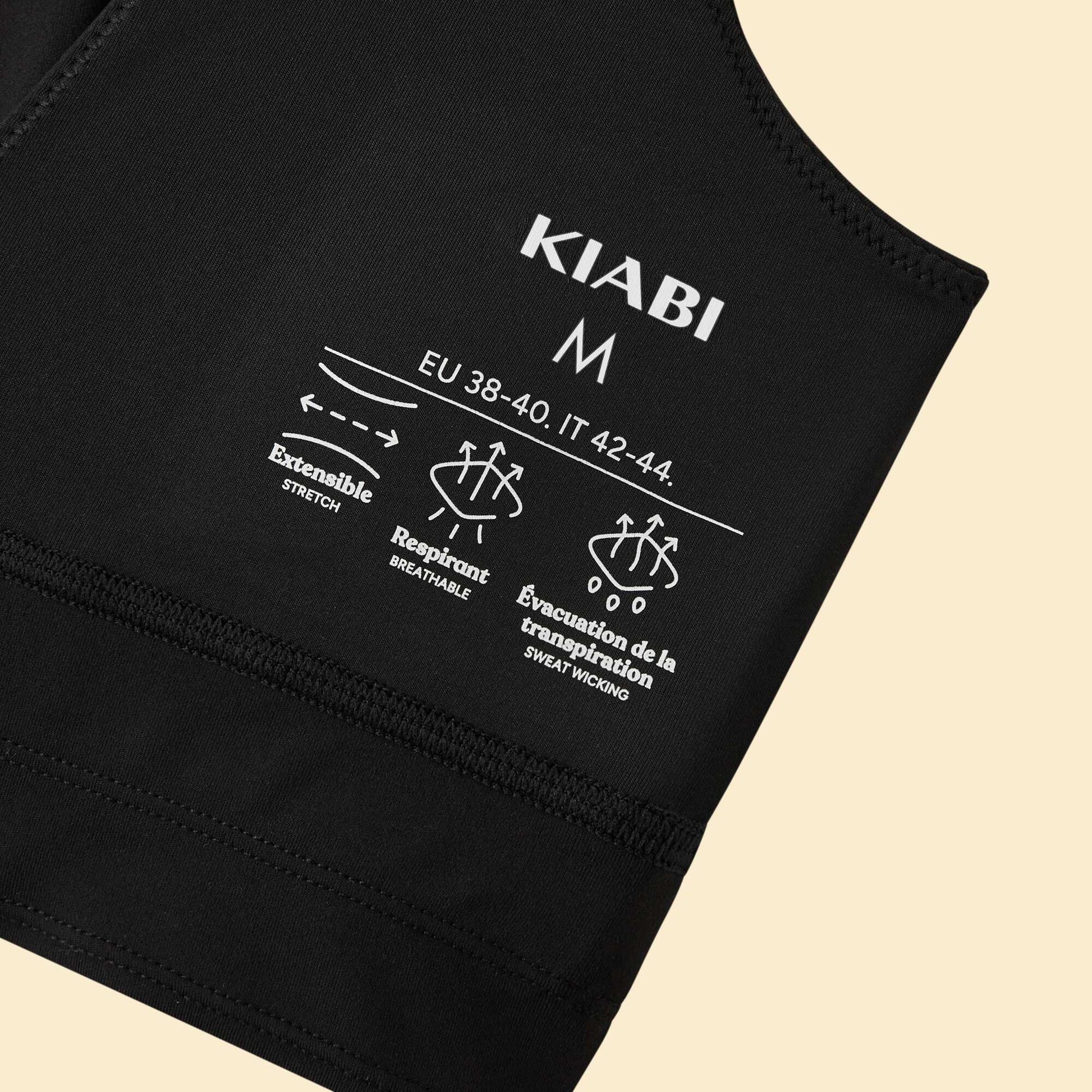 Brassière de sport maintien léger NOIR