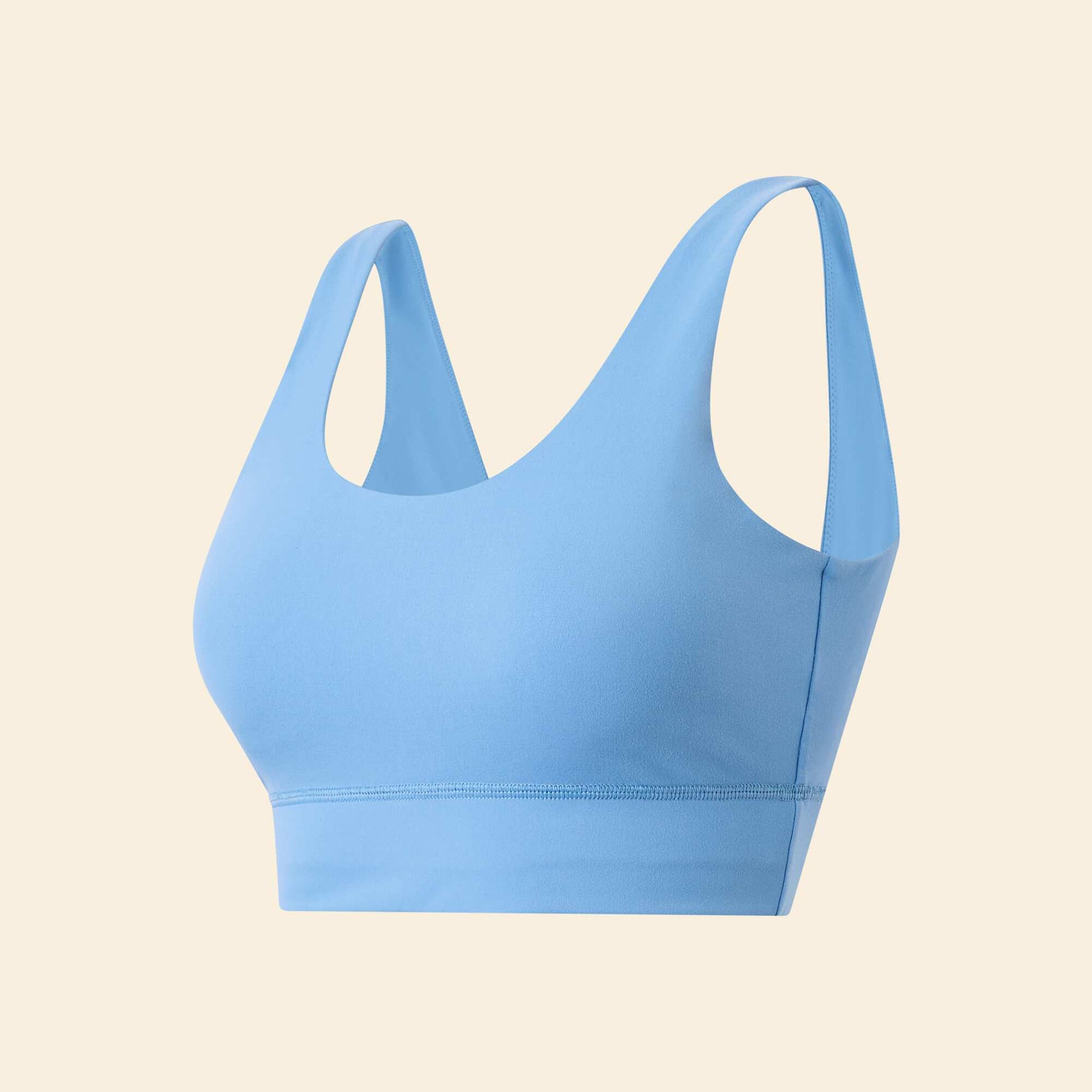 Brassière de sport maintien léger BLEU