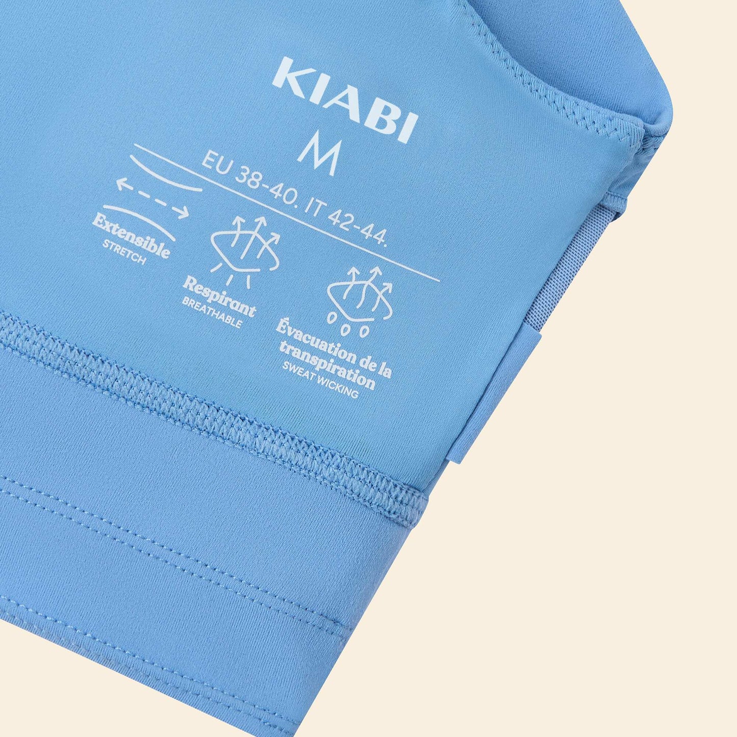 Brassière de sport maintien léger BLEU