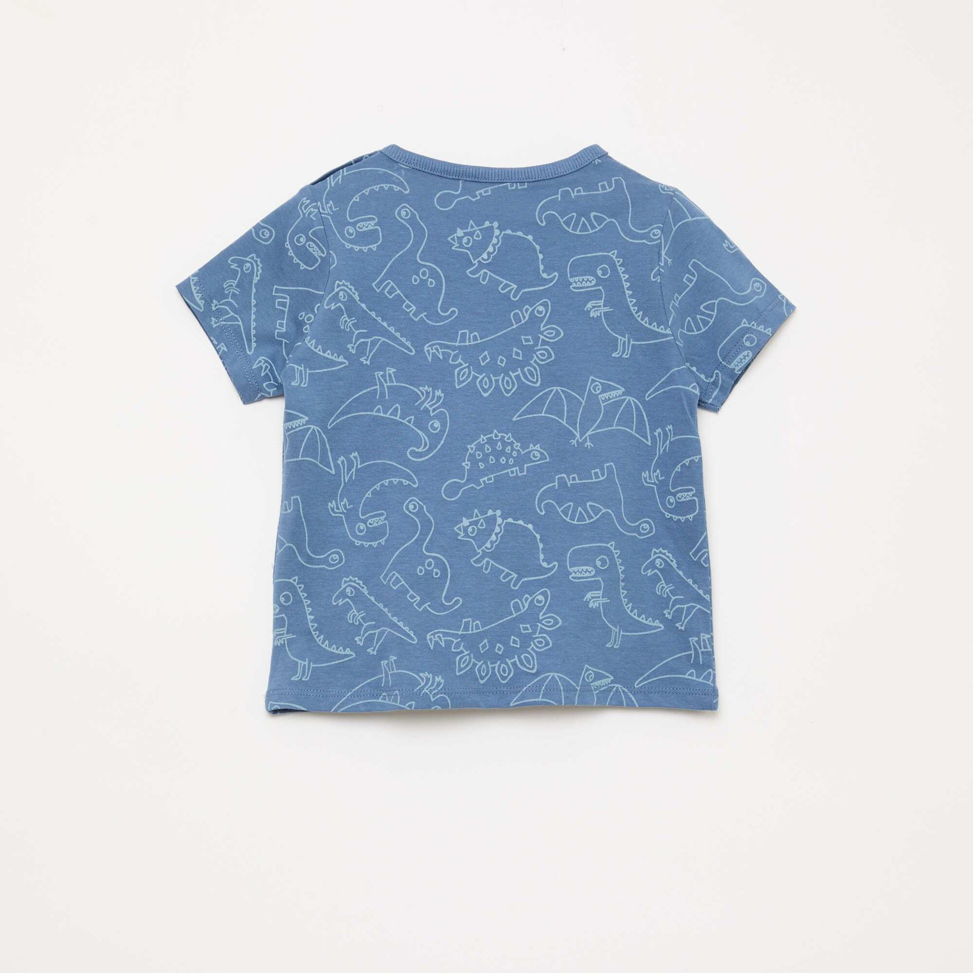 Ensemble pyjama court t-shirt + short - 2 pièces BLEU
