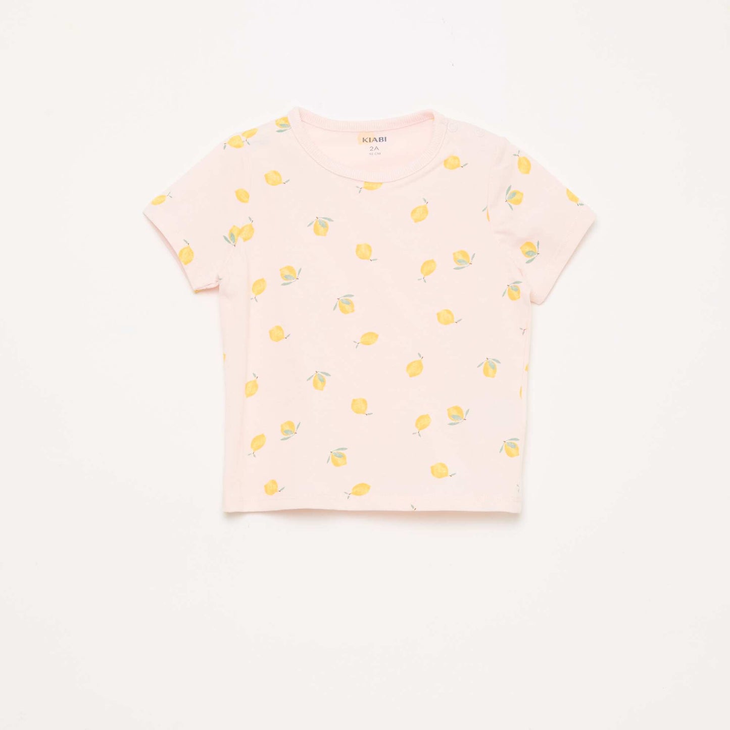 Ensemble pyjama court t-shirt + short - 2 pièces ROSE