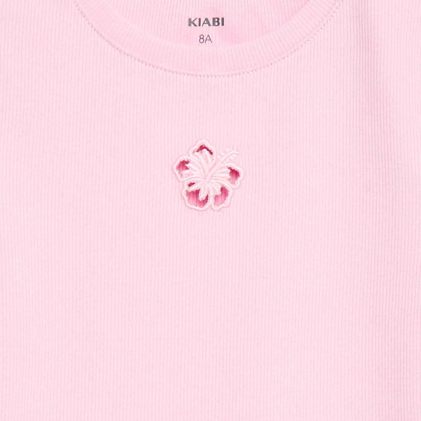 T-shirt à manches courtesavec forme ajourée ROSE