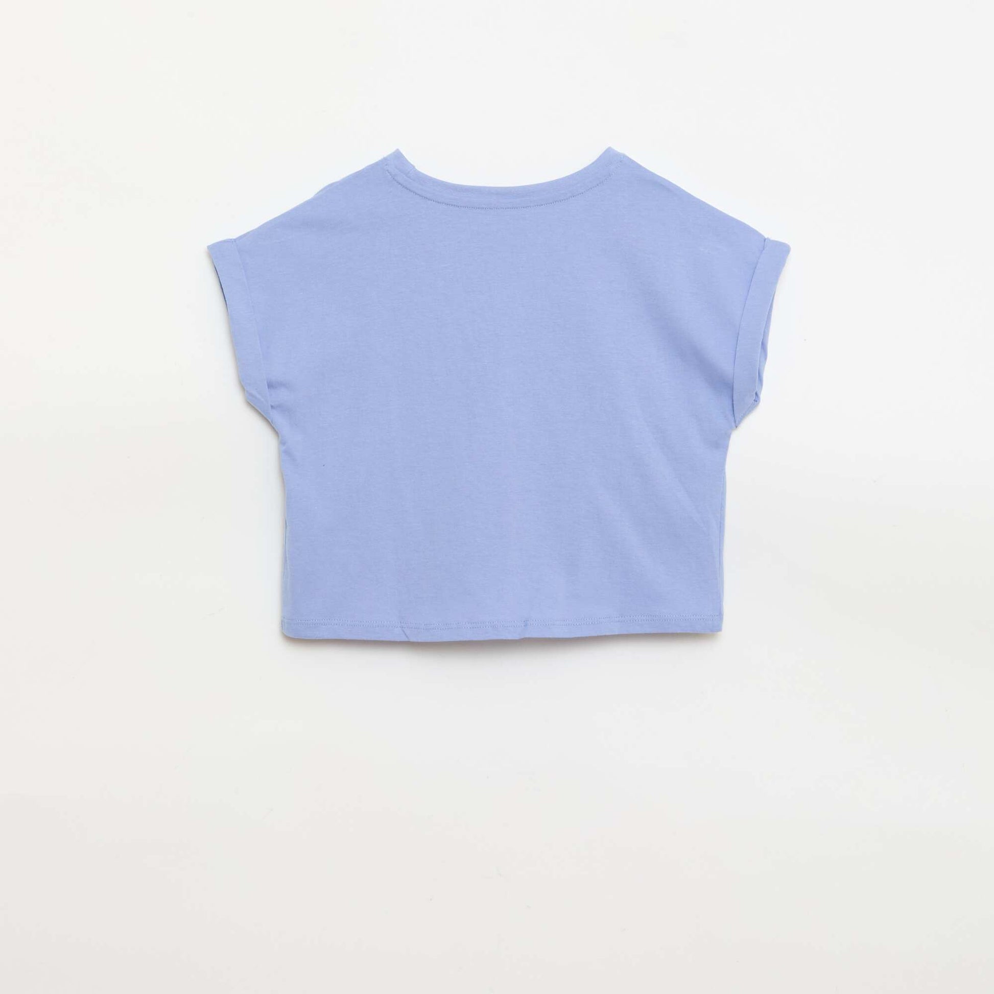 T-shirt avec nœud à la taille BLEU