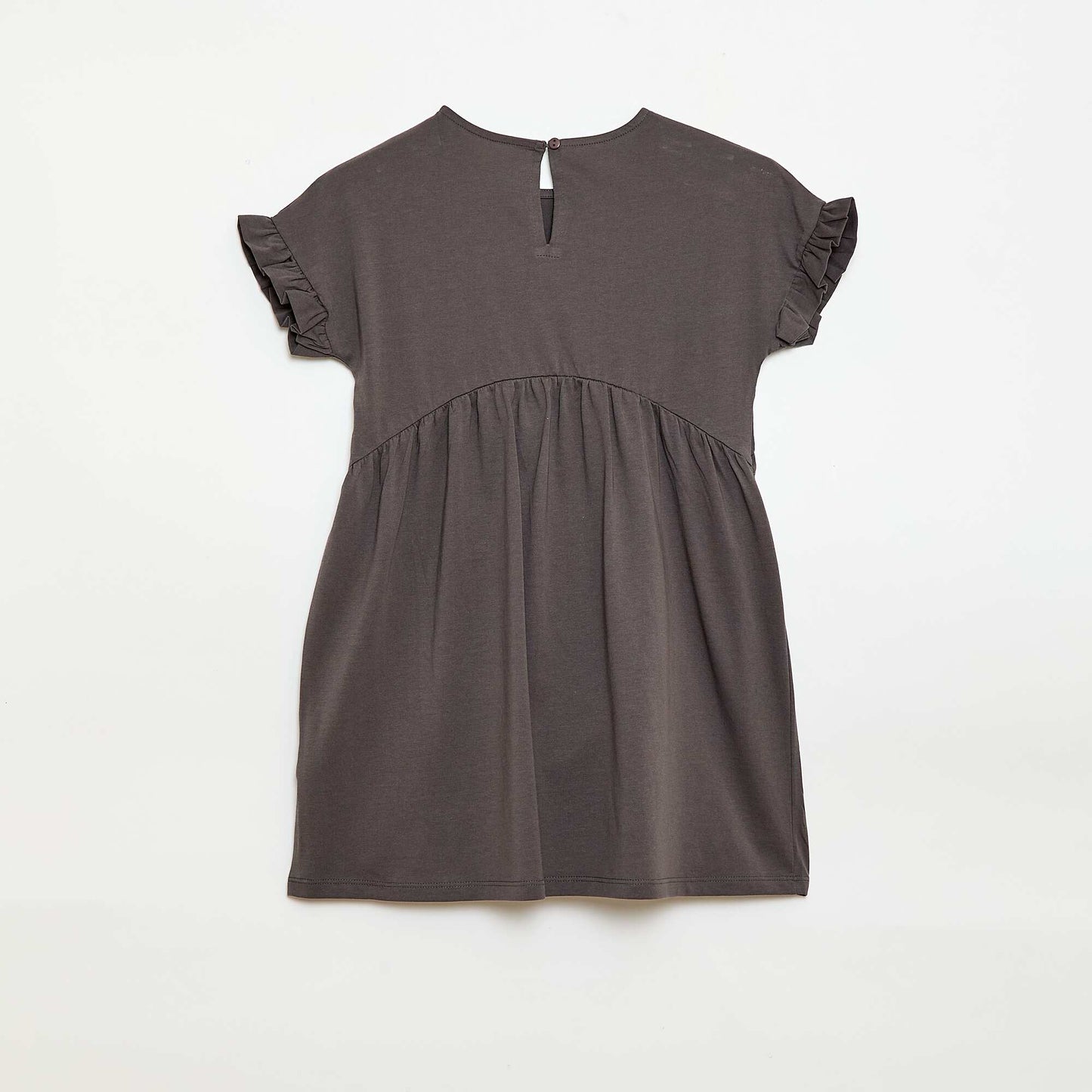 Robe à manches courtes en coton GRIS