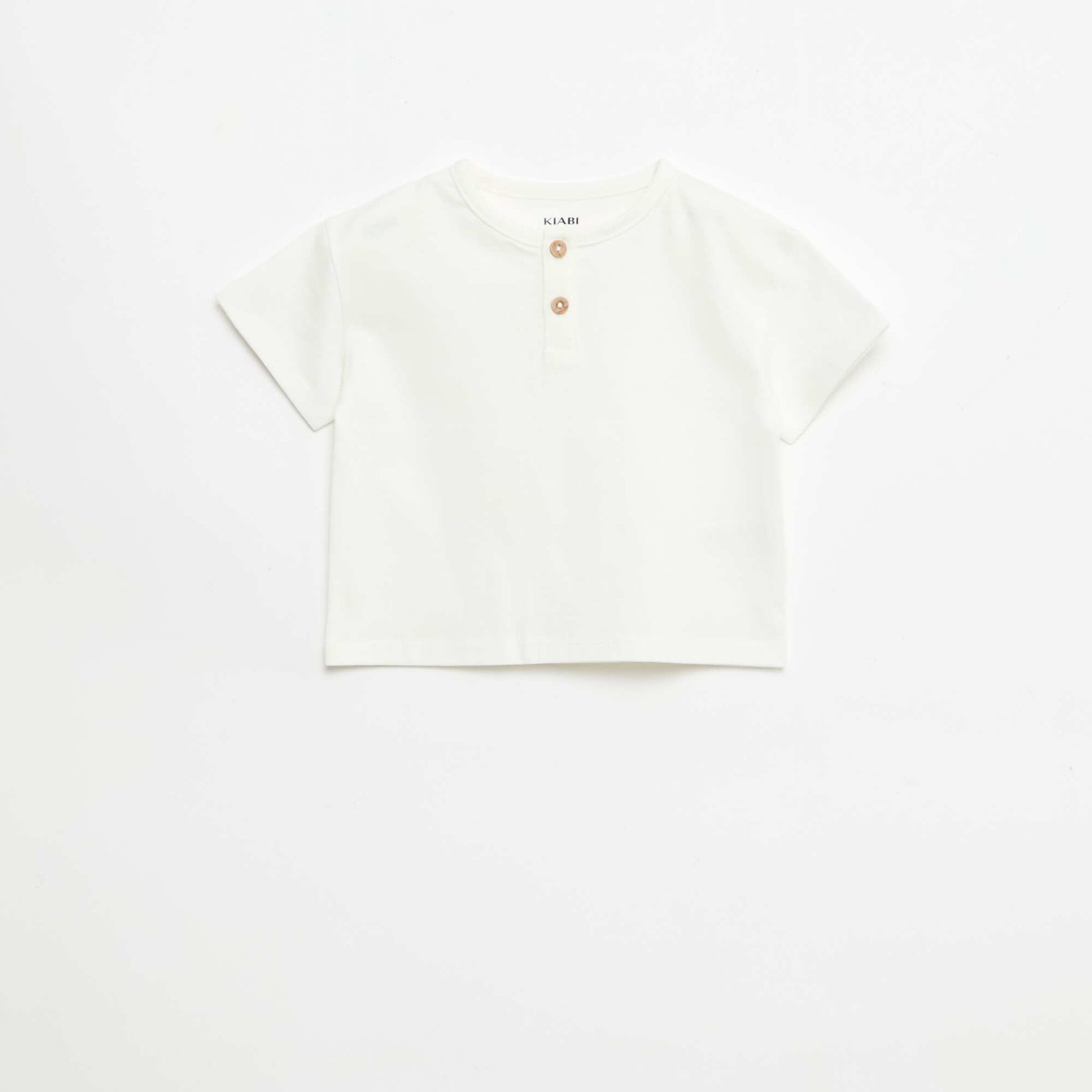 Lot de 2 T-shirts à manches courtes BLANC