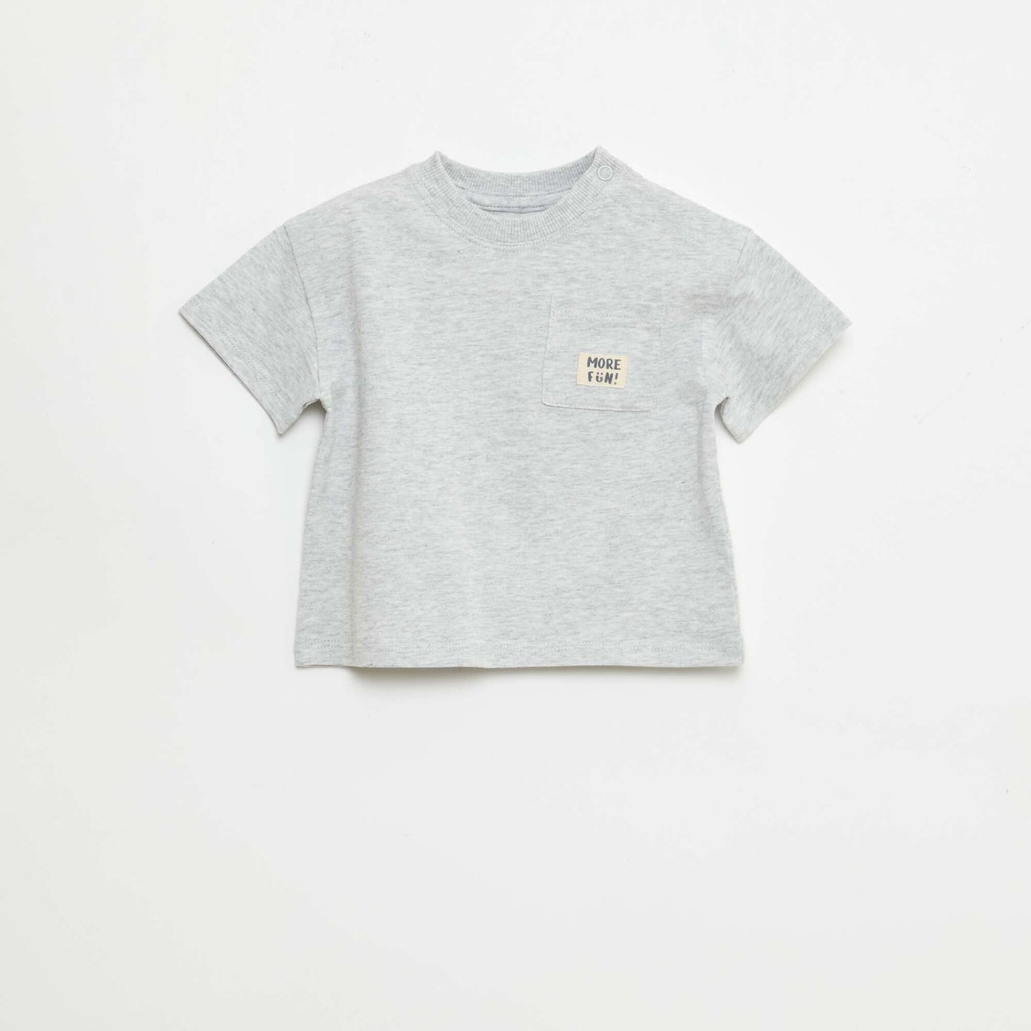 Lot de 2 T-shirts à manches courtes BLANC