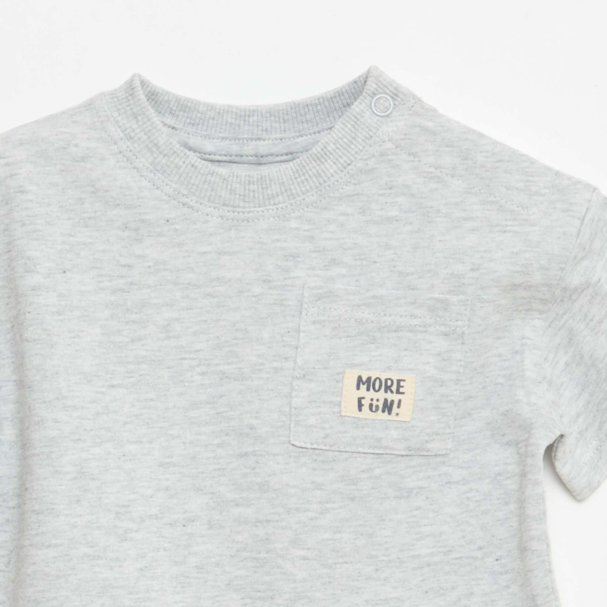 Lot de 2 T-shirts à manches courtes BLANC
