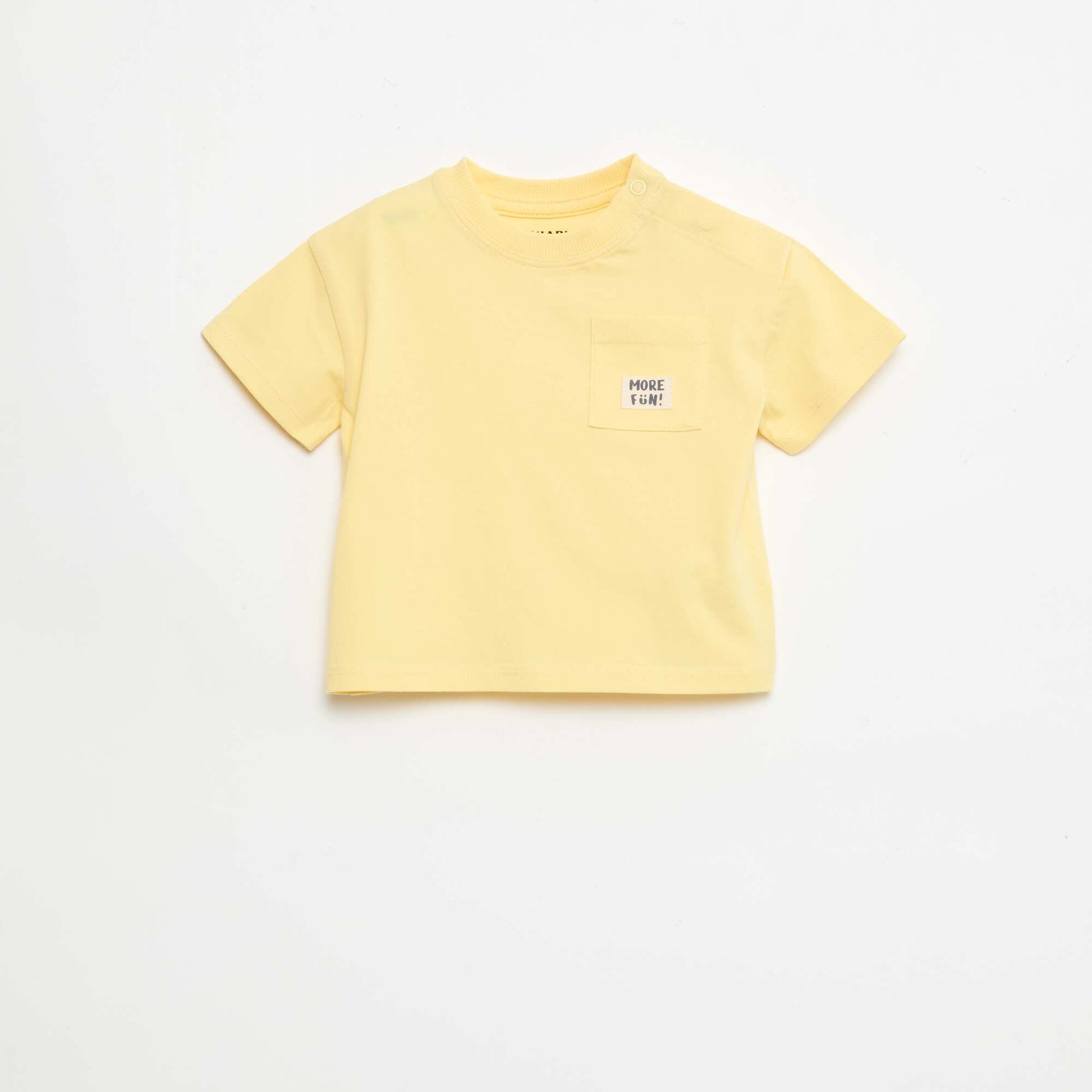 Lot de 2 T-shirts à manches courtes JAUNE