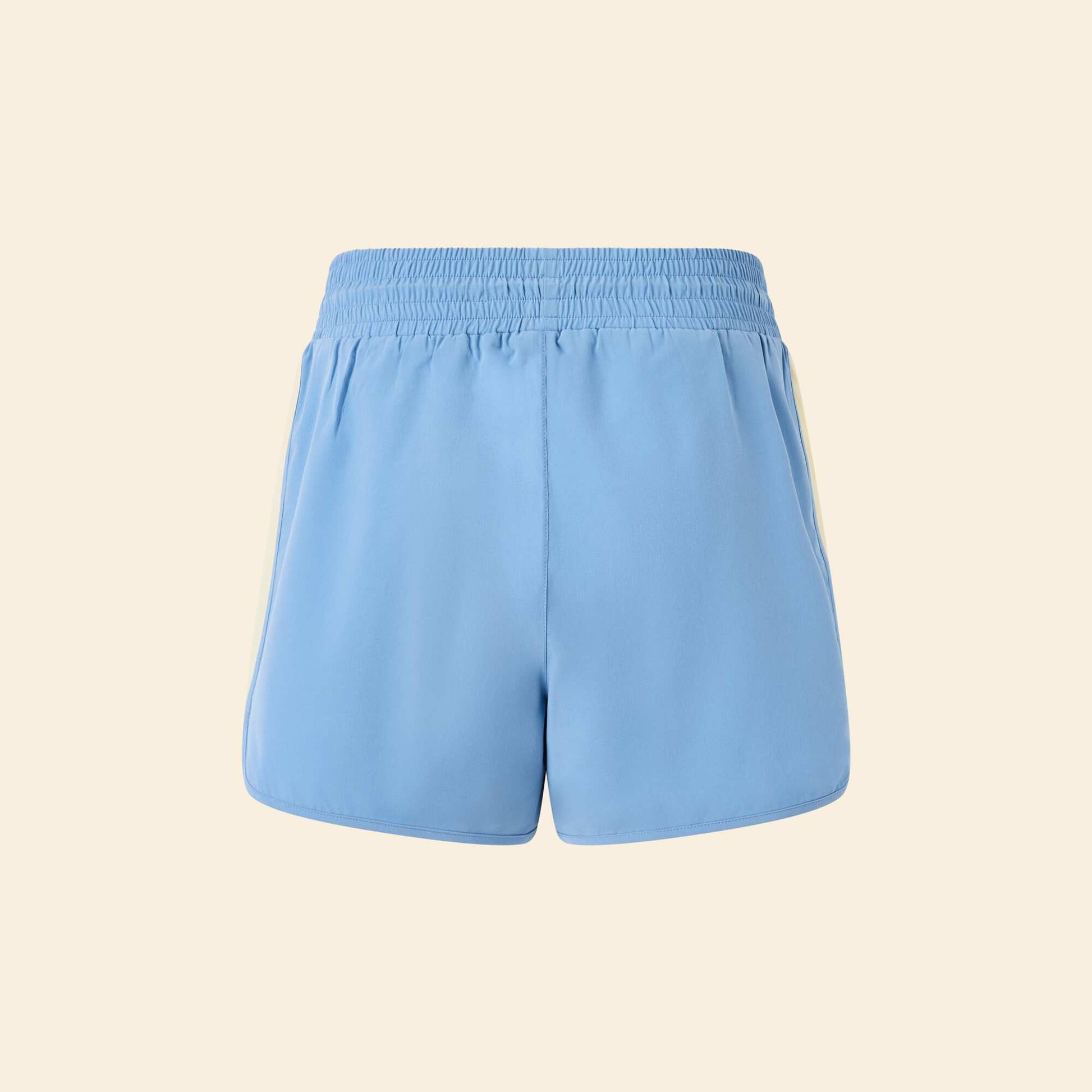 Short de sport color block BLEU