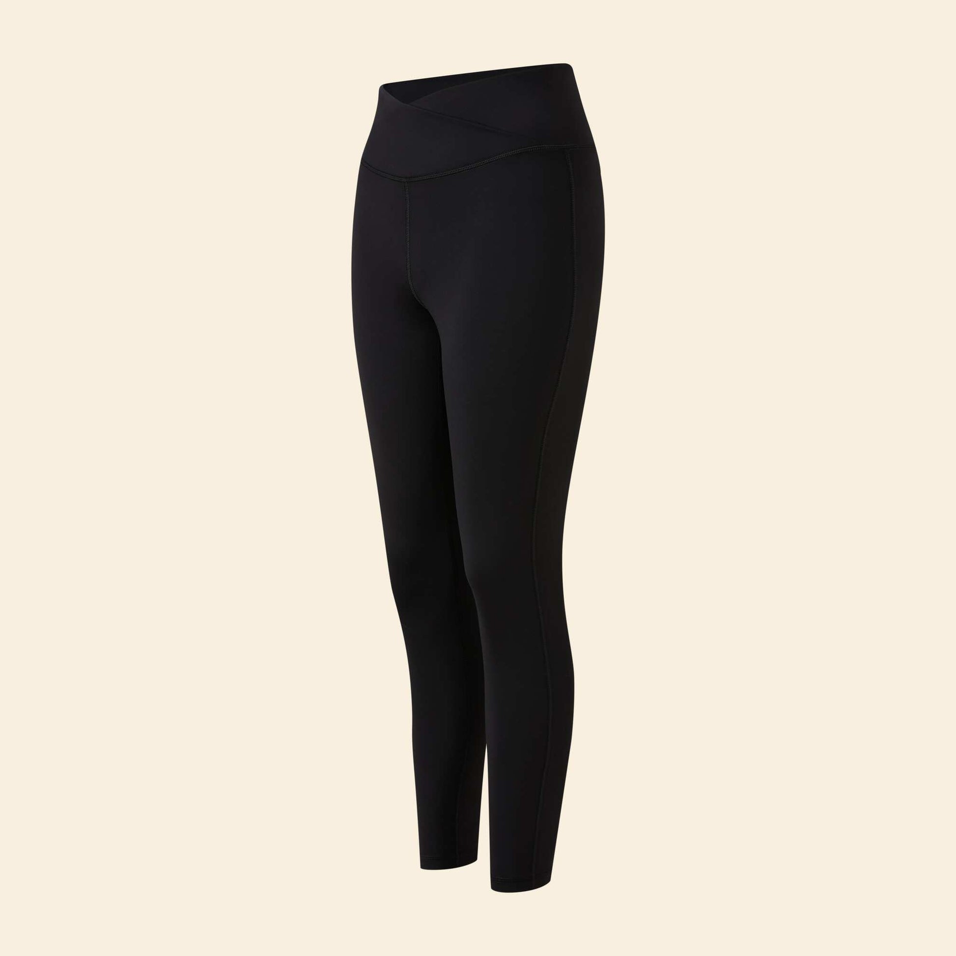 Legging de sport taille twistée NOIR