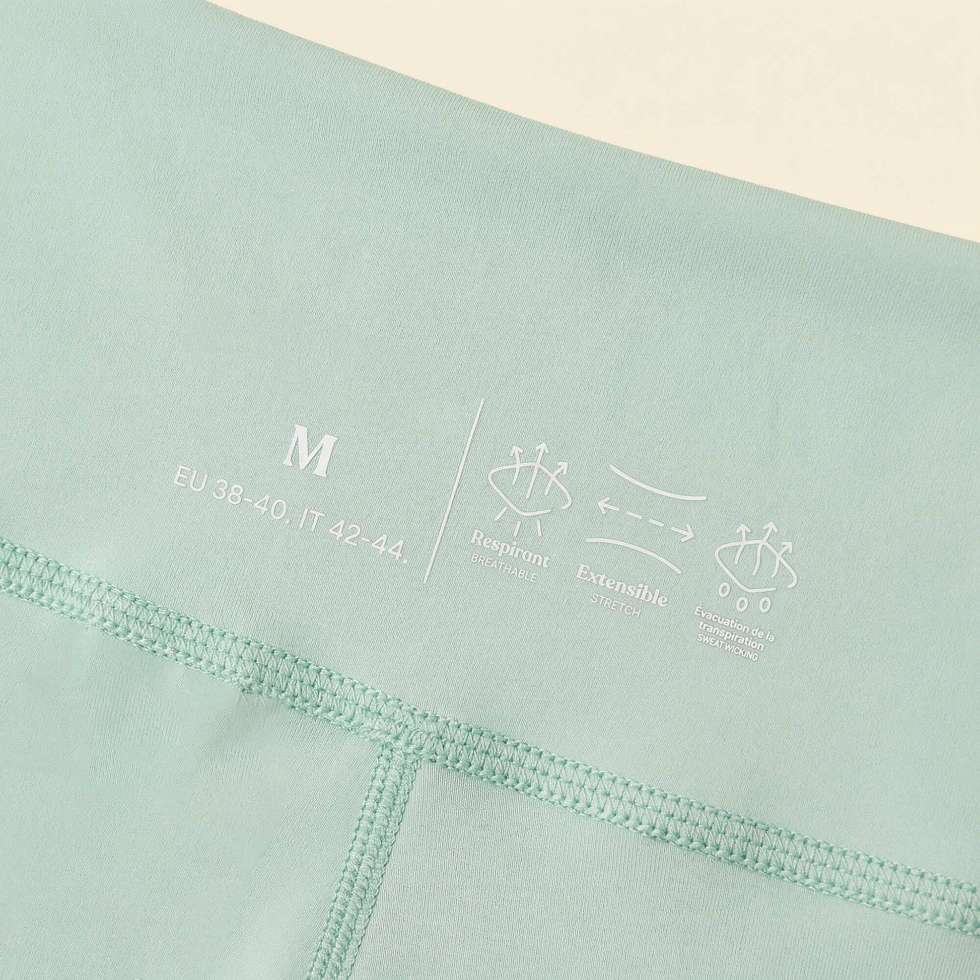 Legging de sport taille twistée VERT
