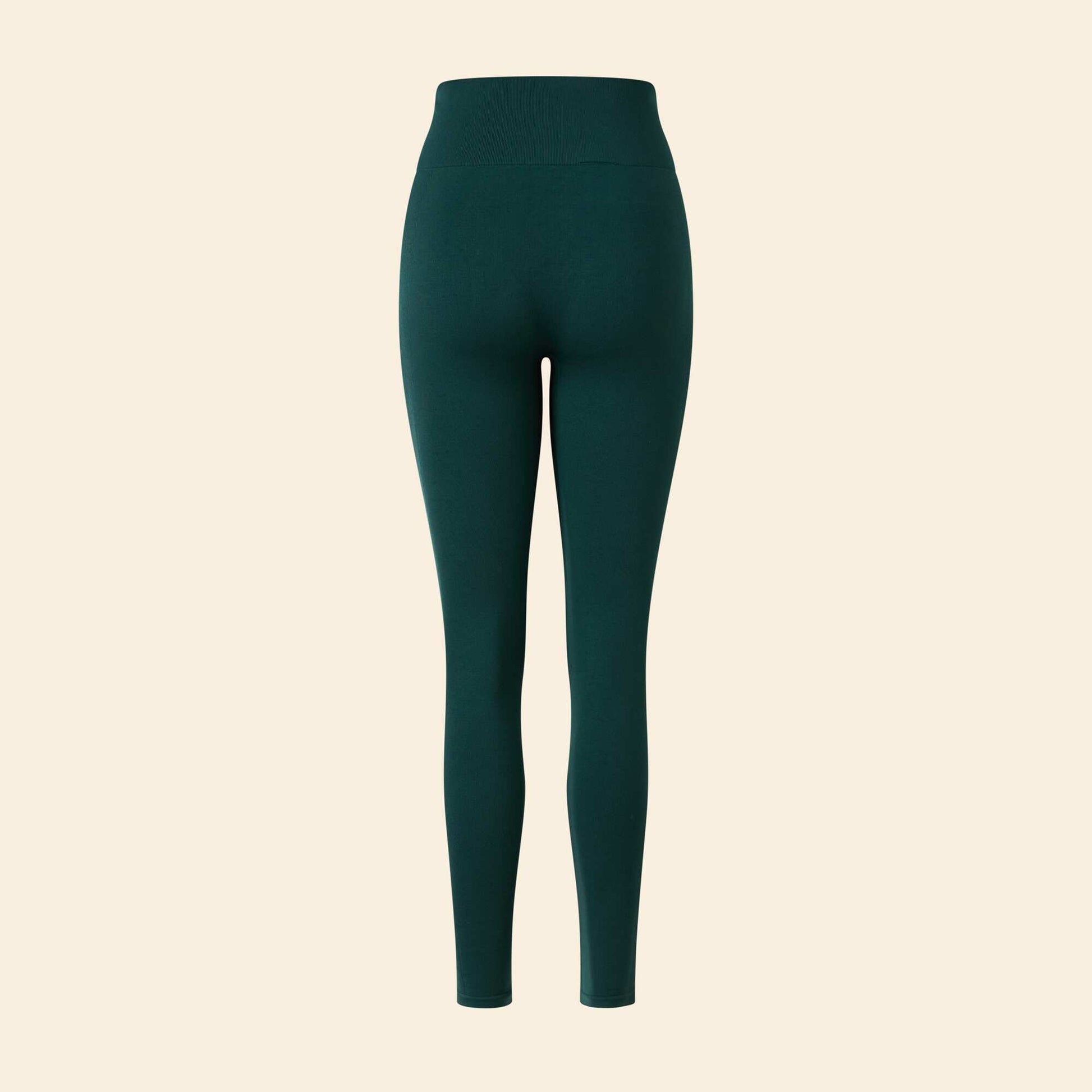 Legging de sport en rib sans coutures VERT