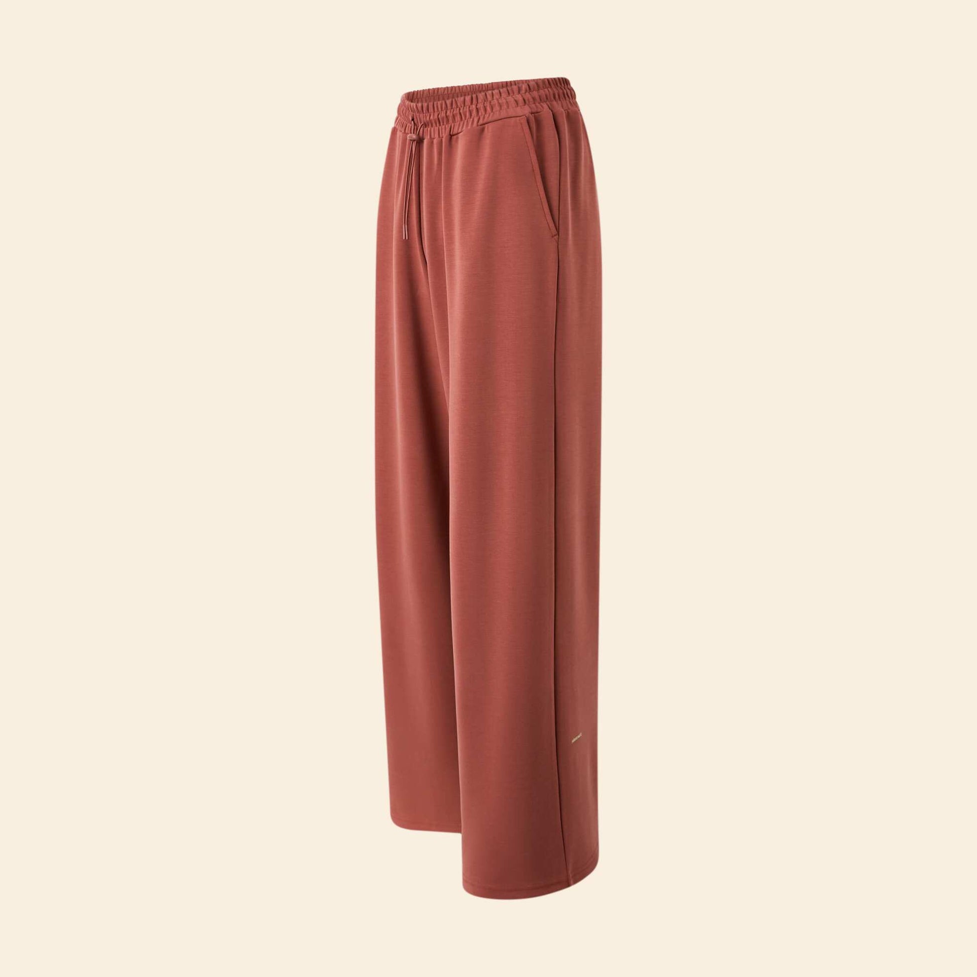 Jogging de sport wide leg MARRON