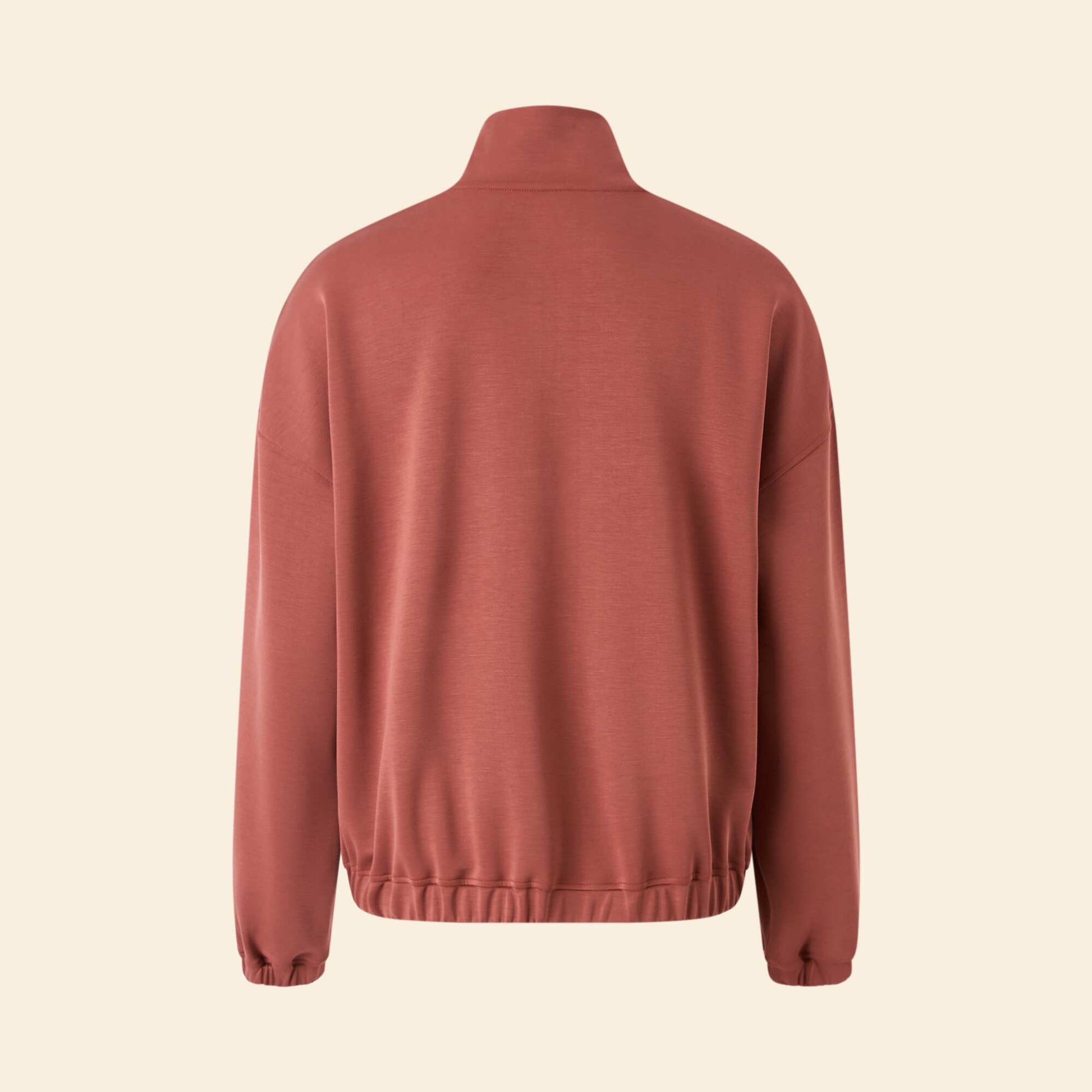 Veste de sport col camionneur MARRON