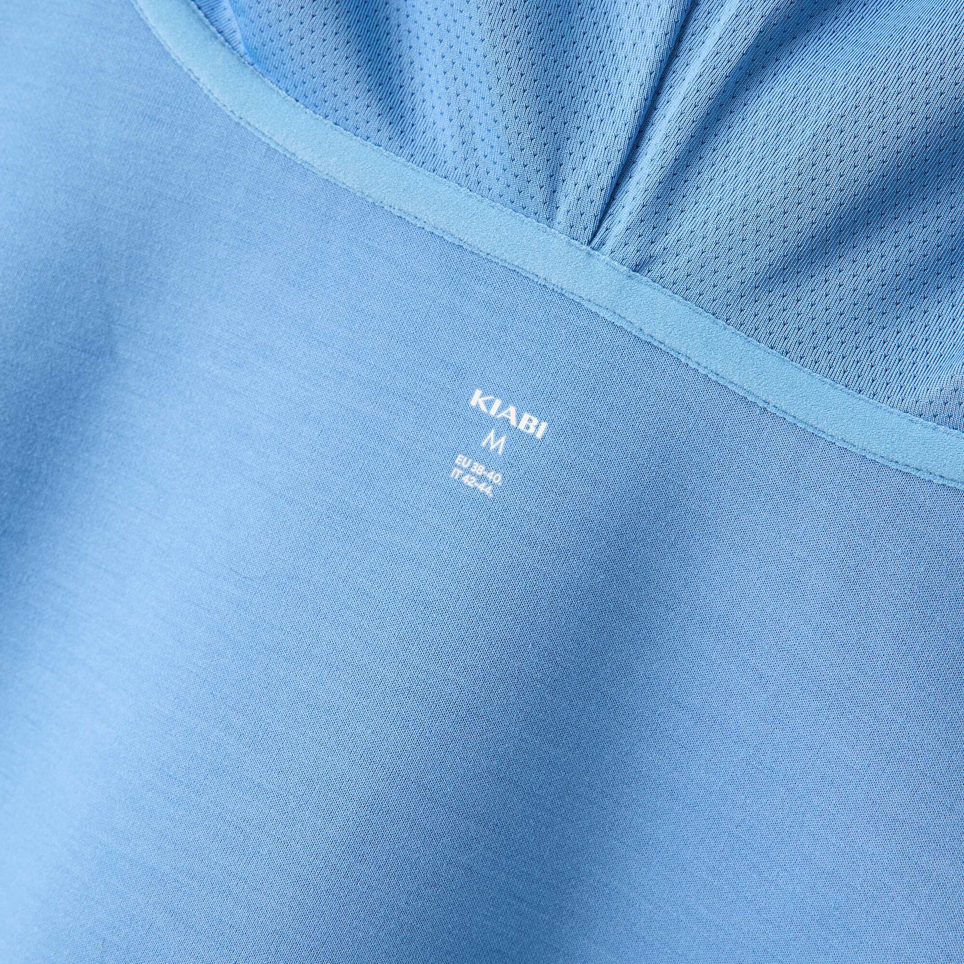 Gilet de sport à capuche BLEU