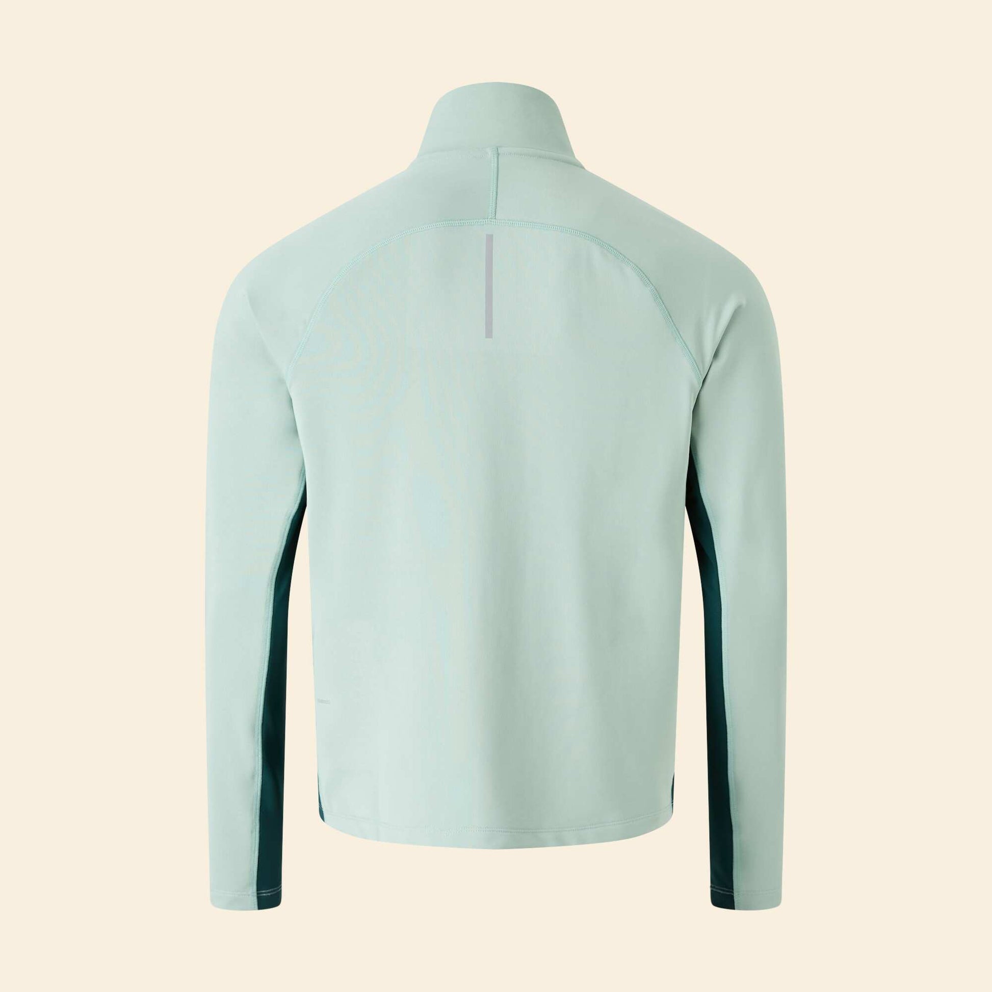 Gilet de sport à col zippé VERT