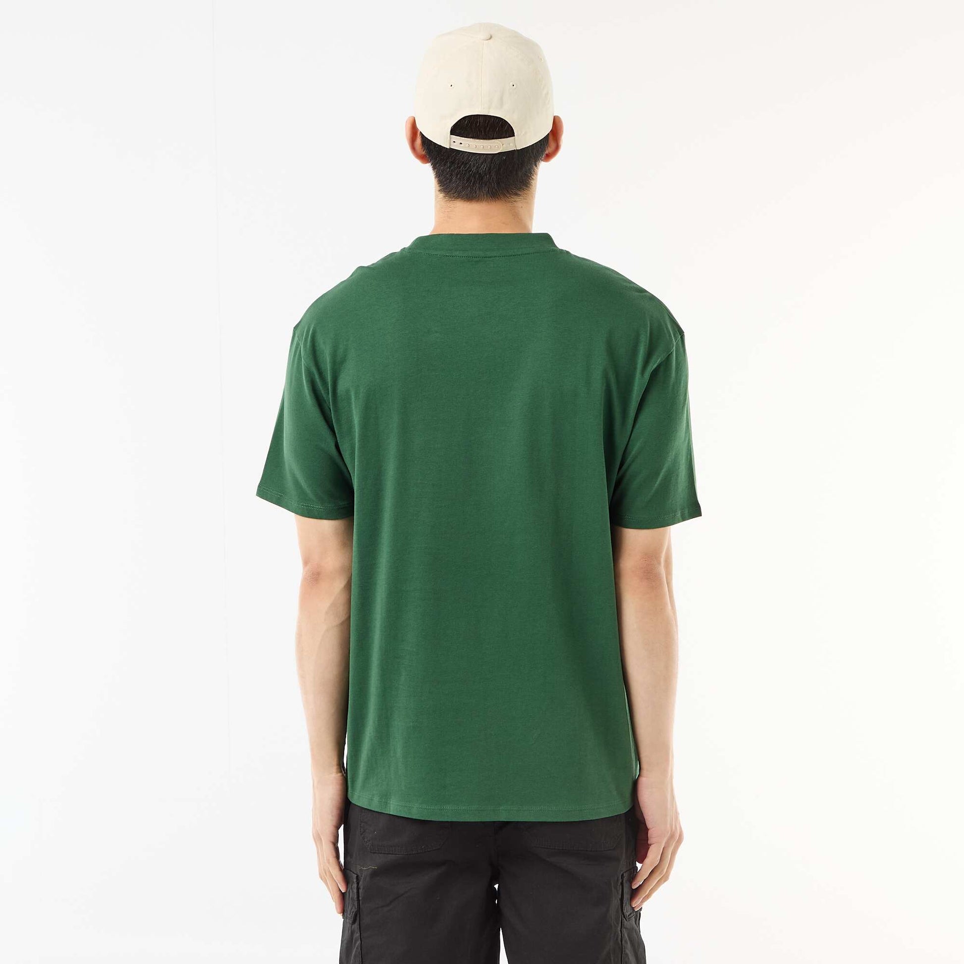 Tee-shirt uni confort fit / oversize VERT